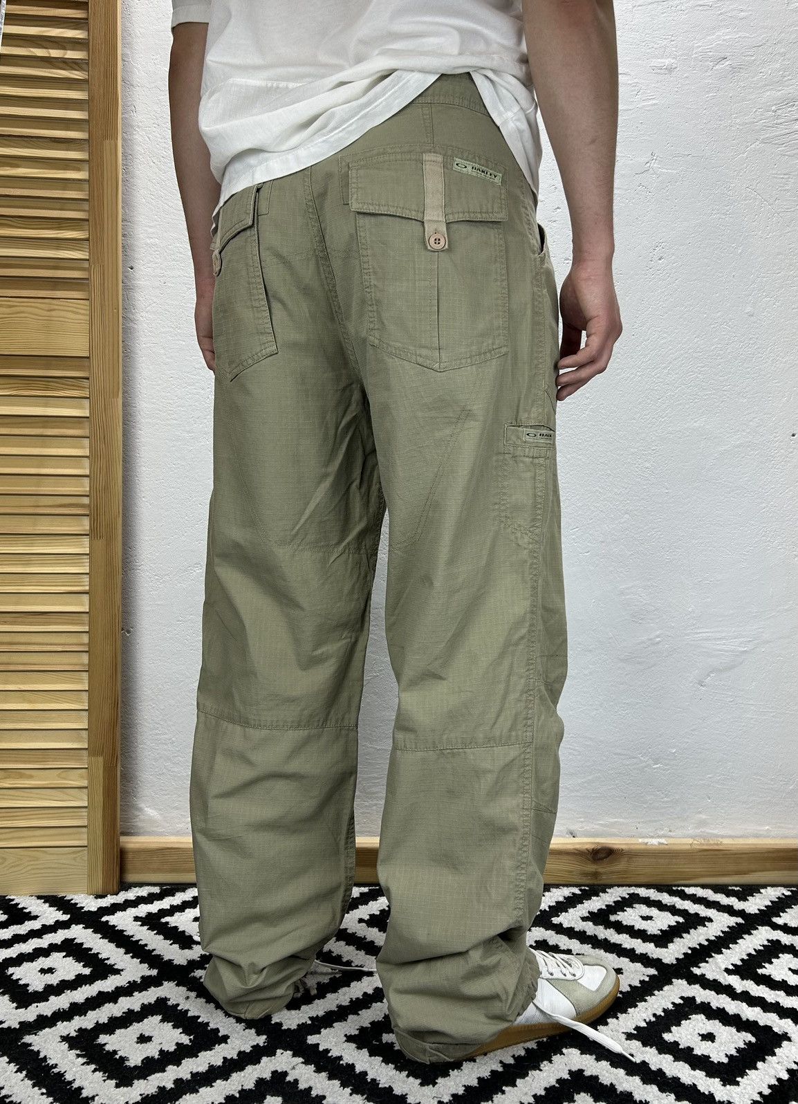 Oakley × Vintage Oakley Vintage Cargo Military Pant Size 34 Size US 34 / EU 50 - 2 Thumbnail