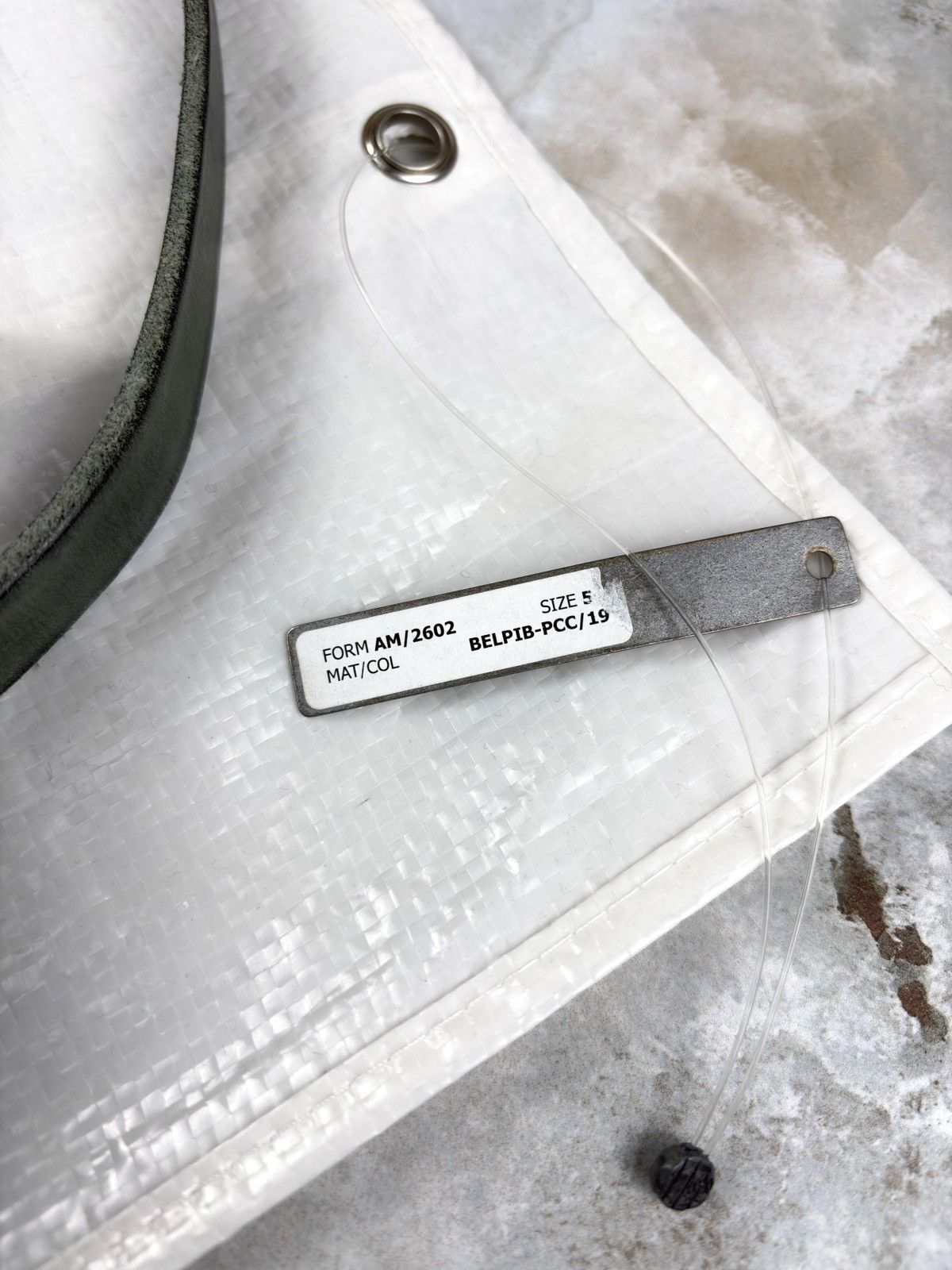 Carol Christian Poell Carol Christian Poell Diverging Buckle Leather Belt SAFE Size ONE SIZE - 6 Thumbnail