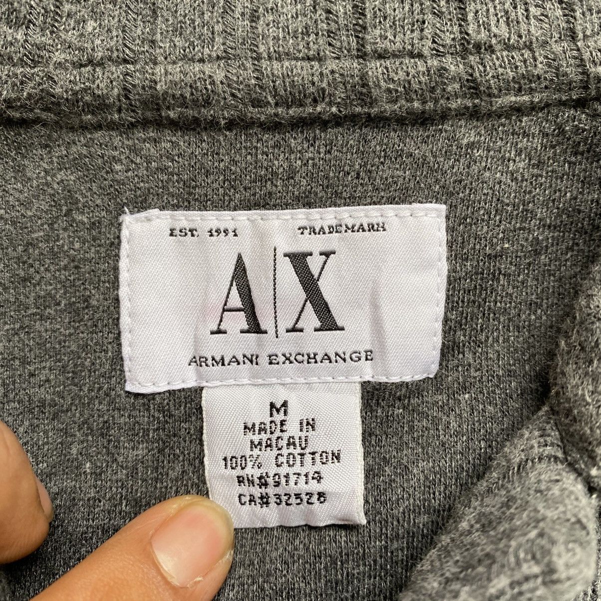 Armani Exchange 90s Armani Exchange Charcoal Sweater Size US XXL / EU 58 / 5 - 7 Thumbnail