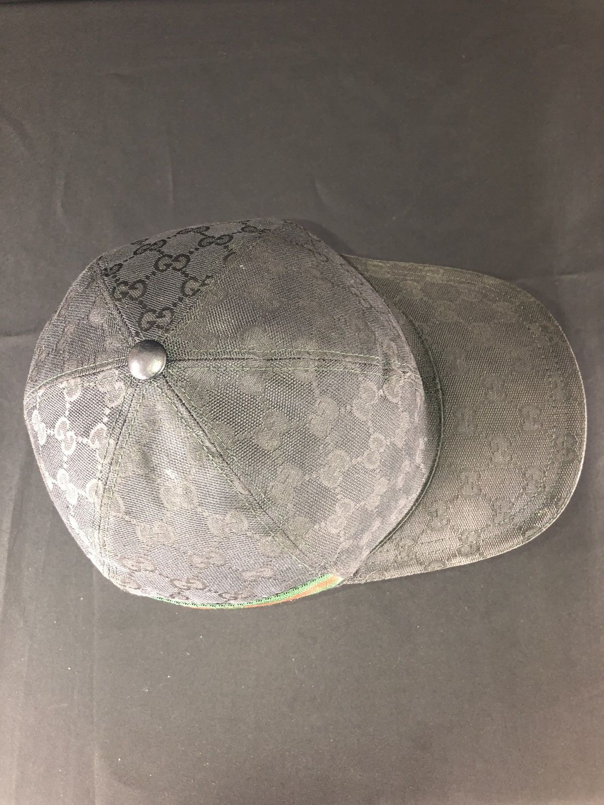 Gucci ORIGINAL GG CANVAS BASEBALL HAT WITH WEB Size ONE SIZE - 5 Thumbnail