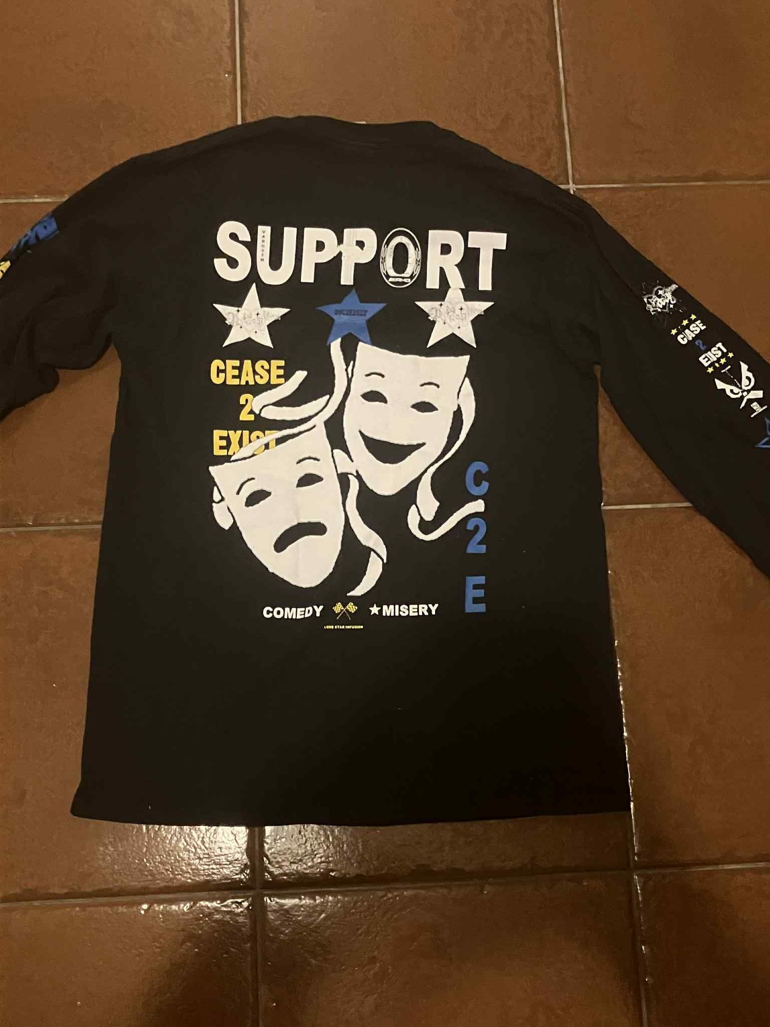 Drain Gang × Haunted Mound Varg2tm Longsleeve Shirt Drain Gang Bladee Size US M / EU 48-50 / 2 - 2 Thumbnail