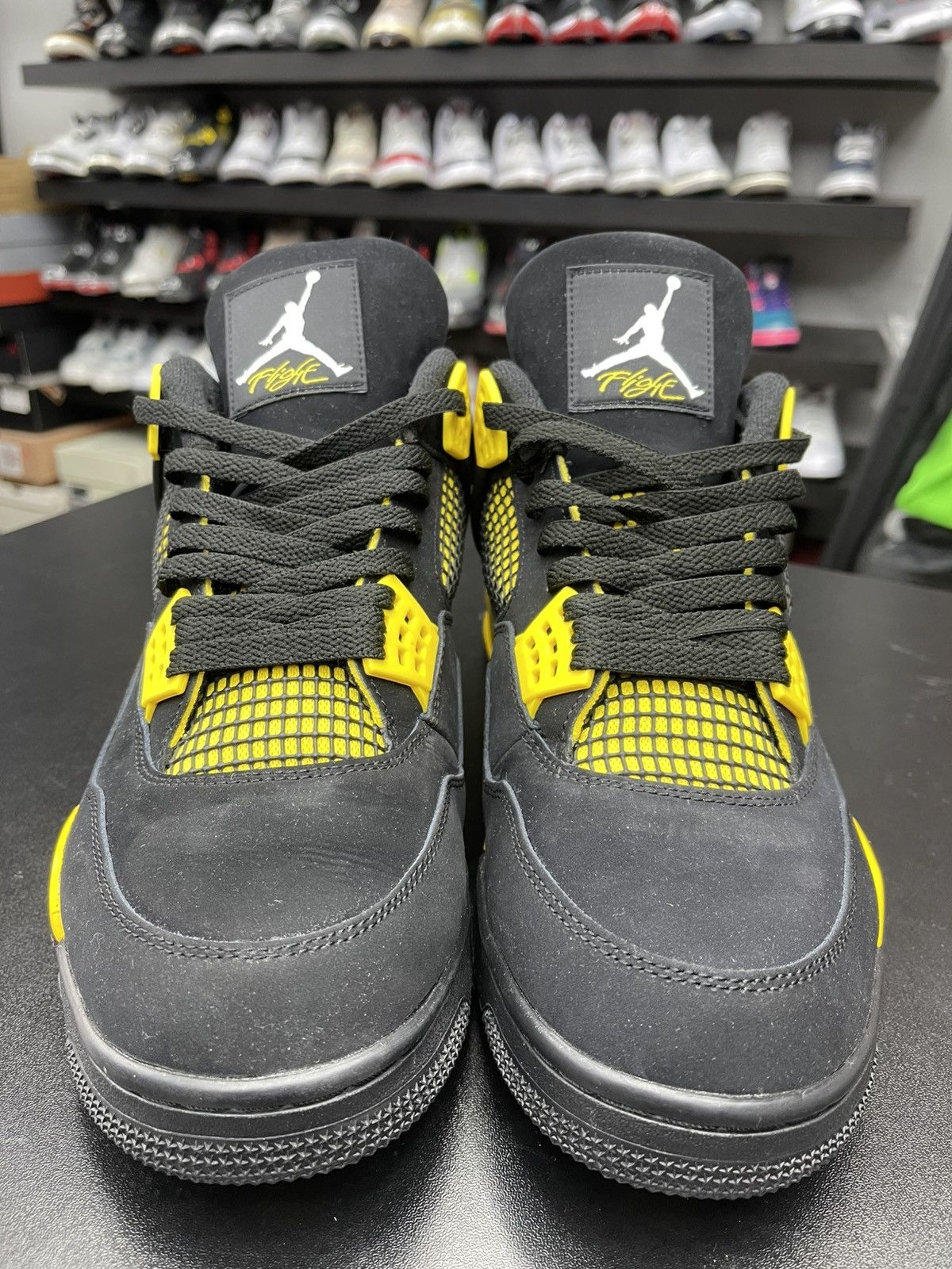 Jordan Brand Size 13 - Jordan 4 Retro Yellow Thunder Size US 13 / EU 46 - 2 Thumbnail