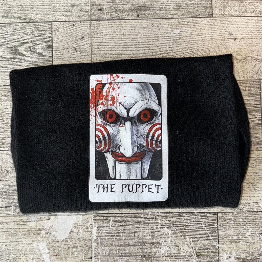 Mossimo The Puppet, Jigsaw/Tarot, Halloween Theme, Cropped Tank Top Size M / US 6-8 / IT 42-44 - 10 Thumbnail