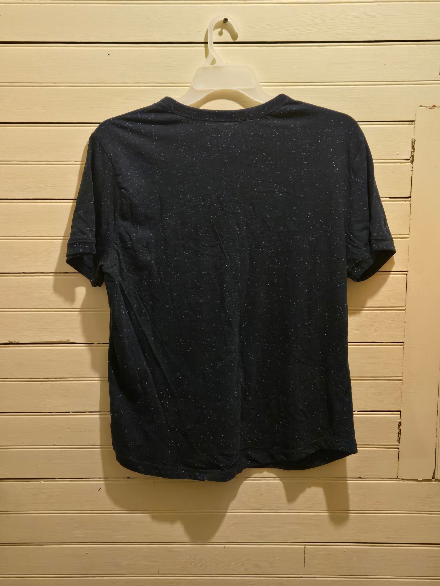 Old Navy Old Navy T-Shirt Mens L Navy Speckled Henley Short Sleeve Size US L / EU 52-54 / 3 - 3 Thumbnail