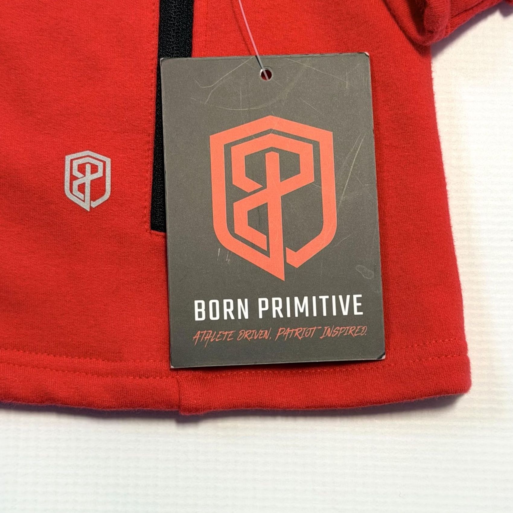 Primitive Born Primitive Track Jacket Womens Medium Red Full Zip Thumbholes Athletic Size M / US 6-8 / IT 42-44 - 5 Thumbnail
