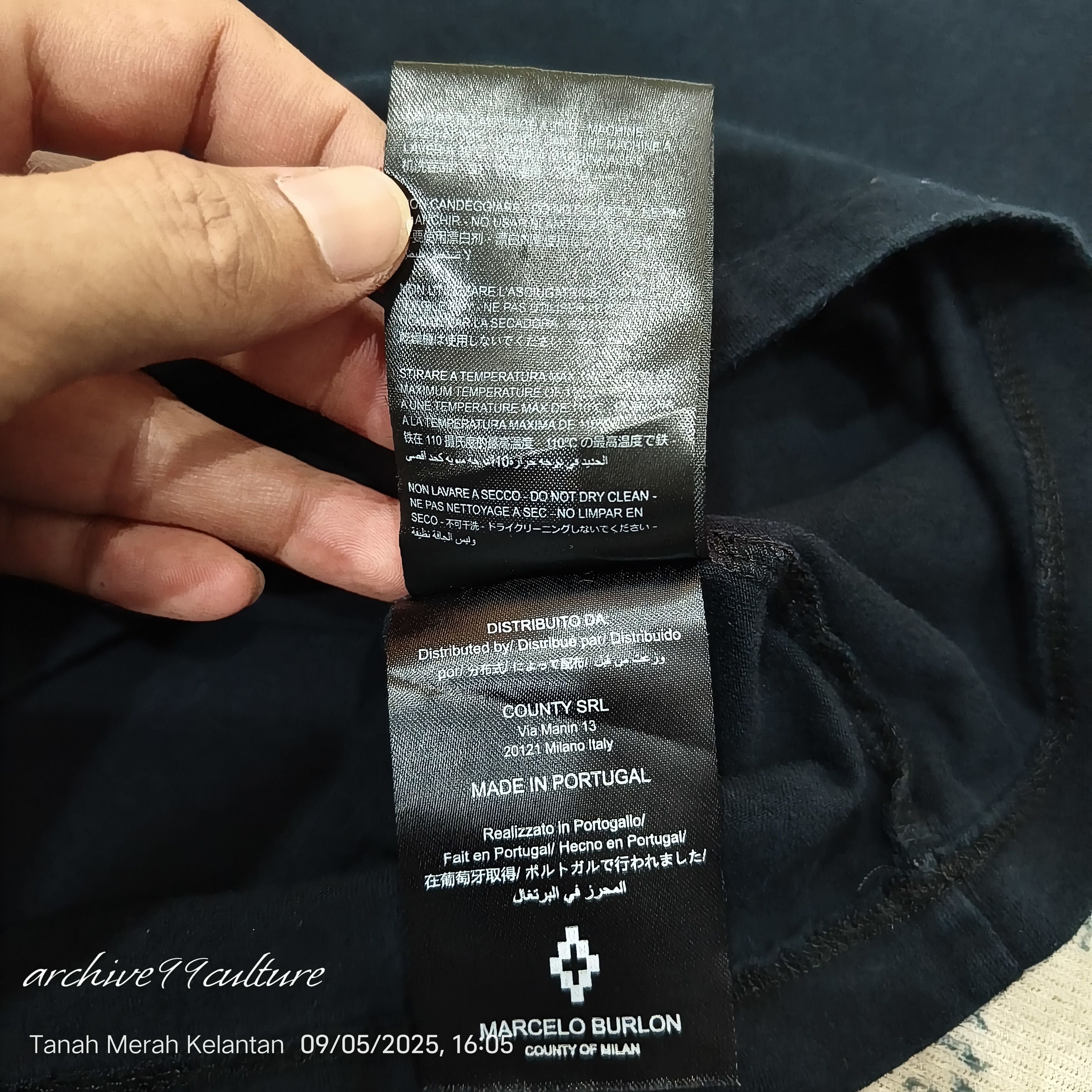 Marcelo Burlon Archive ss17 Marcelo Burlon Teodoro tee in black multicolor Size US XXS / EU 40 - 6 Thumbnail
