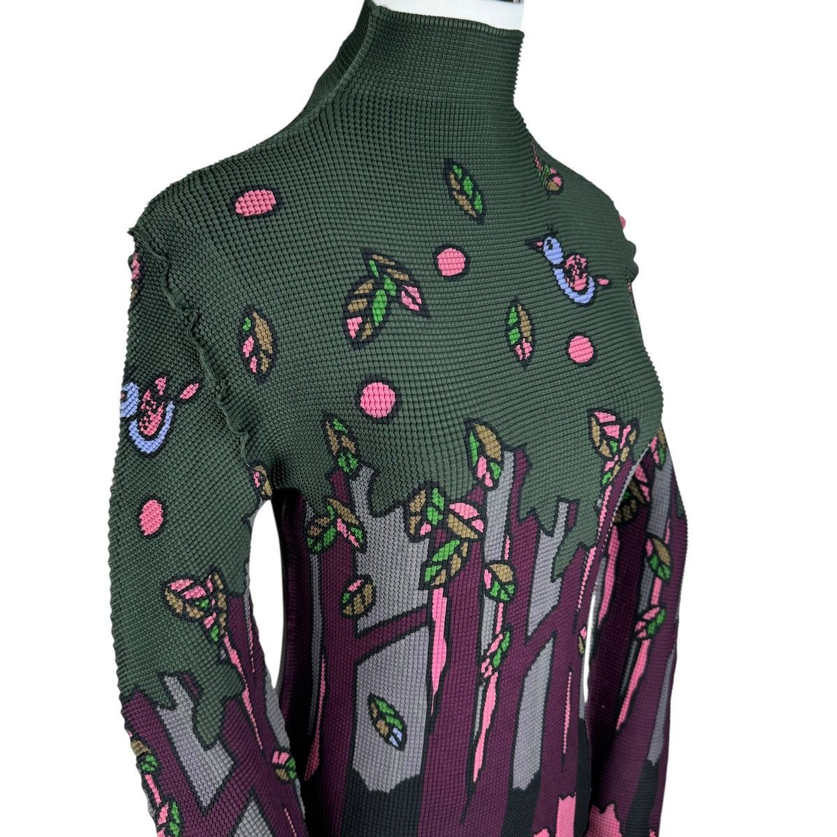 Pleats Please Issey Miyake 🌟ISSEY MIYAKE ME PLEATS PLEASE FLAPPY BIRDS LONG SLEEVE Size S / US 4 / IT 40 - 2 Thumbnail