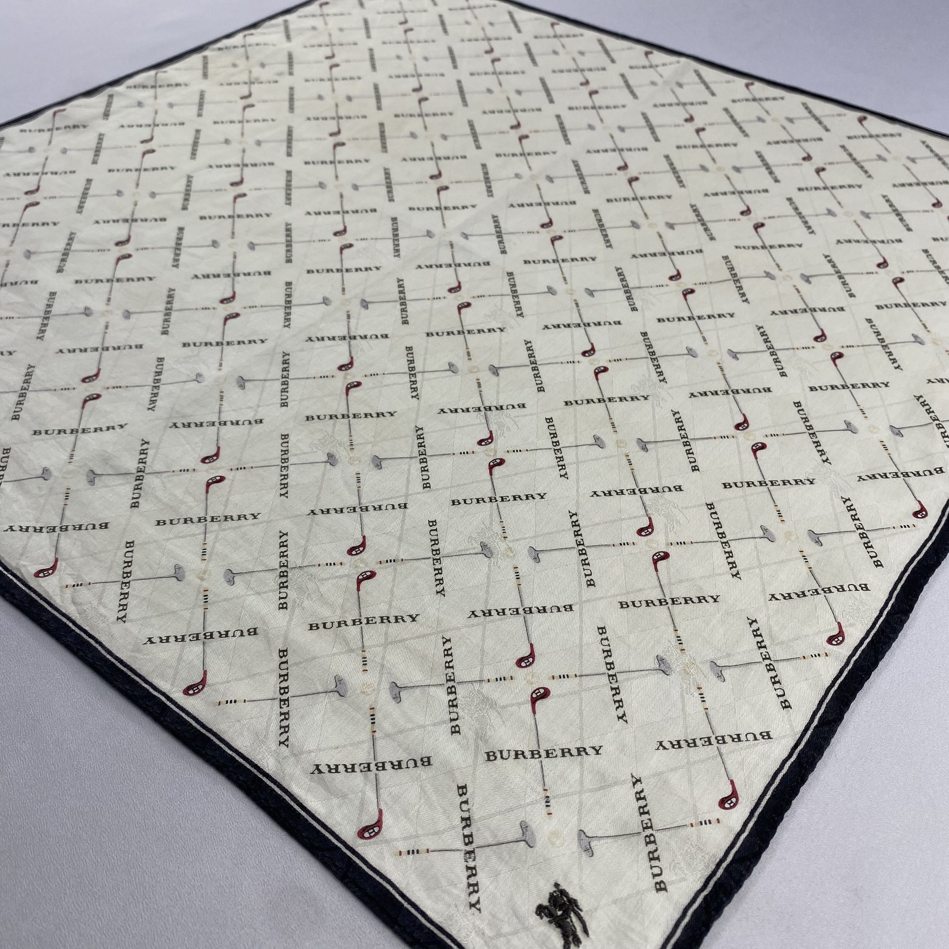 Burberry × Vintage Burberry Handkerchief / Neckerchief / Bandana-P1665 Size ONE SIZE - 2 Thumbnail