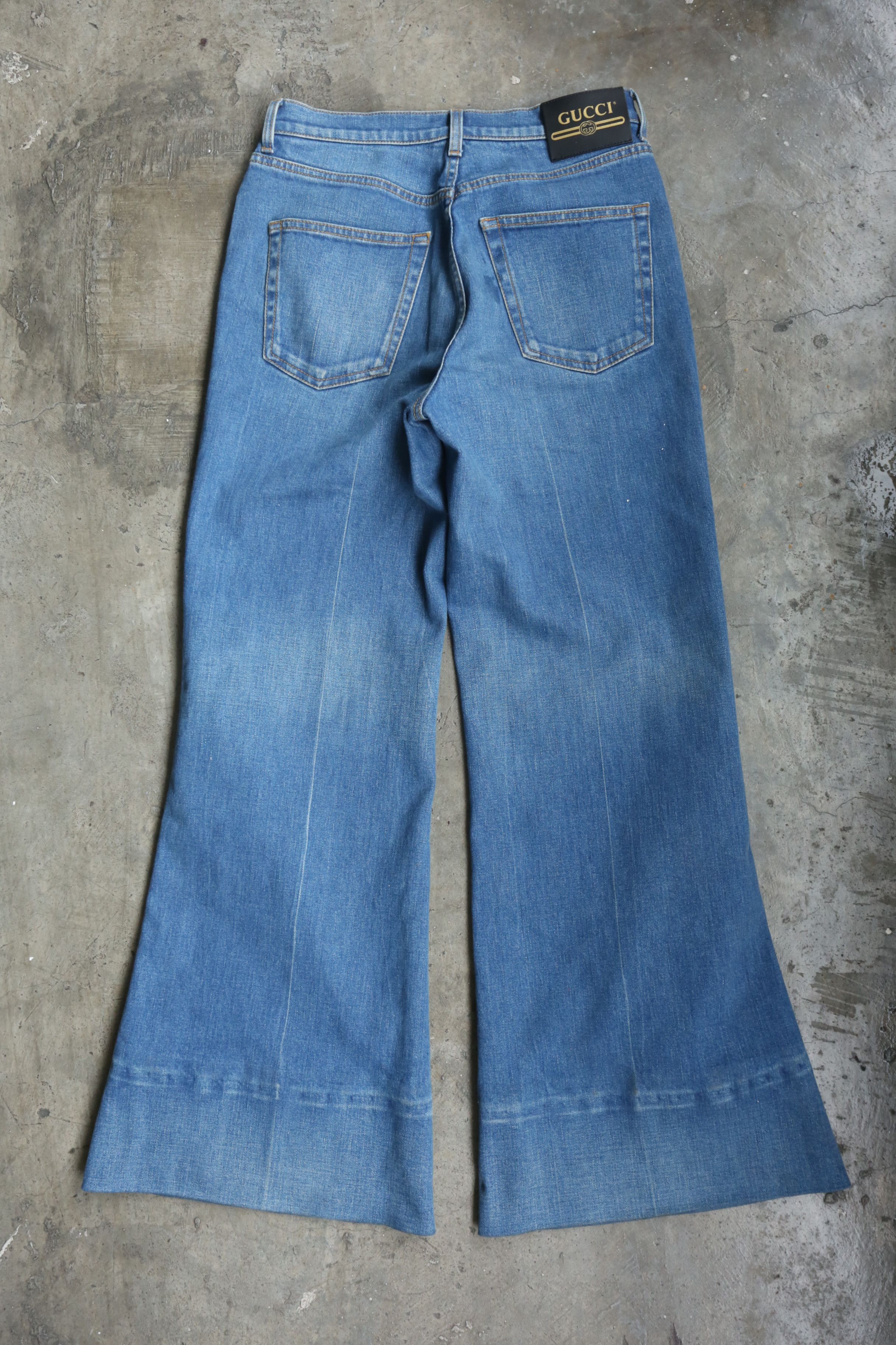 Gucci Gucci - Resort 2021 - Flared Denim Jeans Size US 26 / EU 42 - 2 Thumbnail