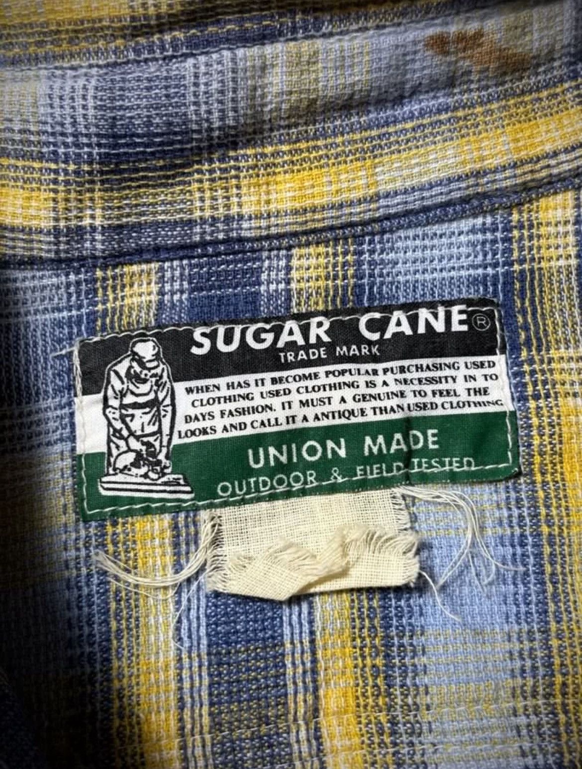 Sugar Cane Sugarcane Flannel Shirt Size US L / EU 52-54 / 3 - 6 Thumbnail