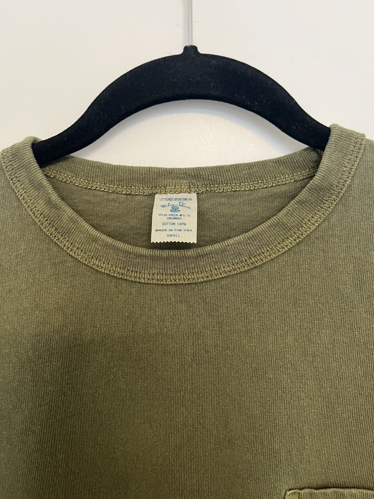 Velva Sheen Short Sleeve Pocket Tee Pigment Size US M / EU 48-50 / 2 - 2 Thumbnail