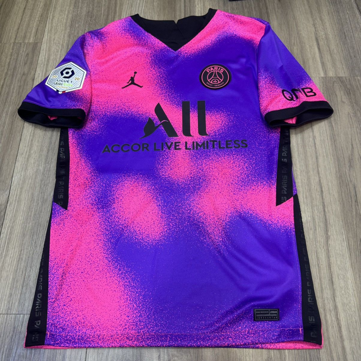 Jordan Brand × Nike PSG 20/21 fourth away shirt #7 Mbappe Size US S / EU 44-46 / 1 - 1 Thumbnail