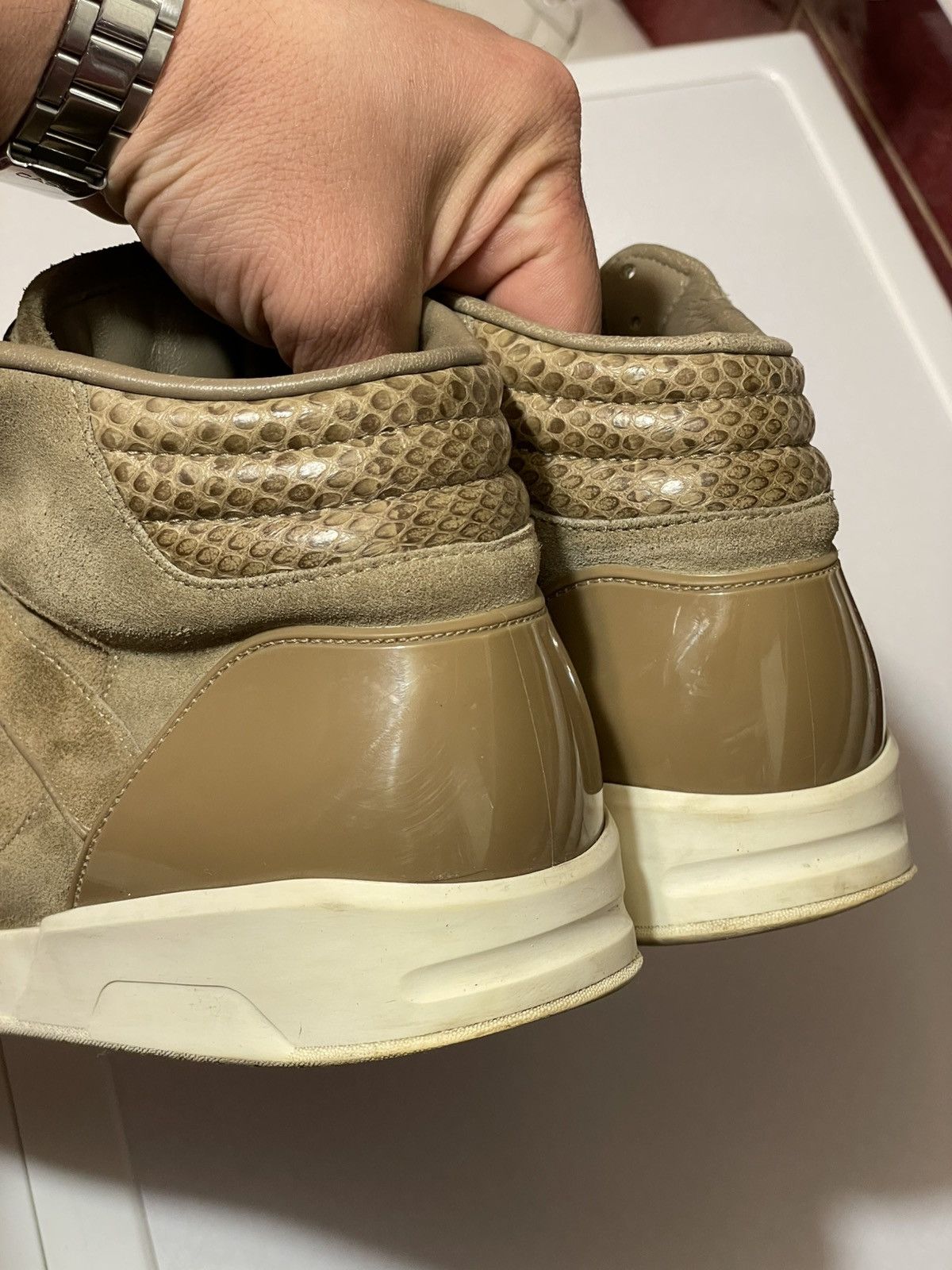 Gucci high-top suede sneakers from the Italian fashion house Gucci Size US 12 / EU 45 - 12 Thumbnail