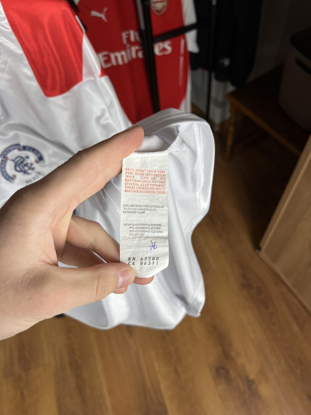 Adidas Soccer Jersey Adidas Rangers 1992/93/94 Retro Kit Size US L / EU 52-54 / 3 - 9 Thumbnail