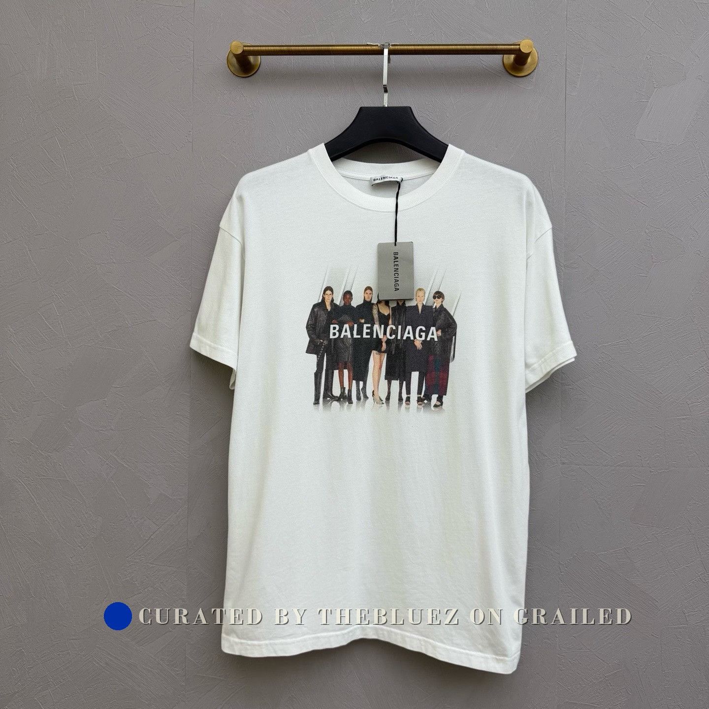 Balenciaga Balenciaga Music Mina series vintage portrait T-shirt