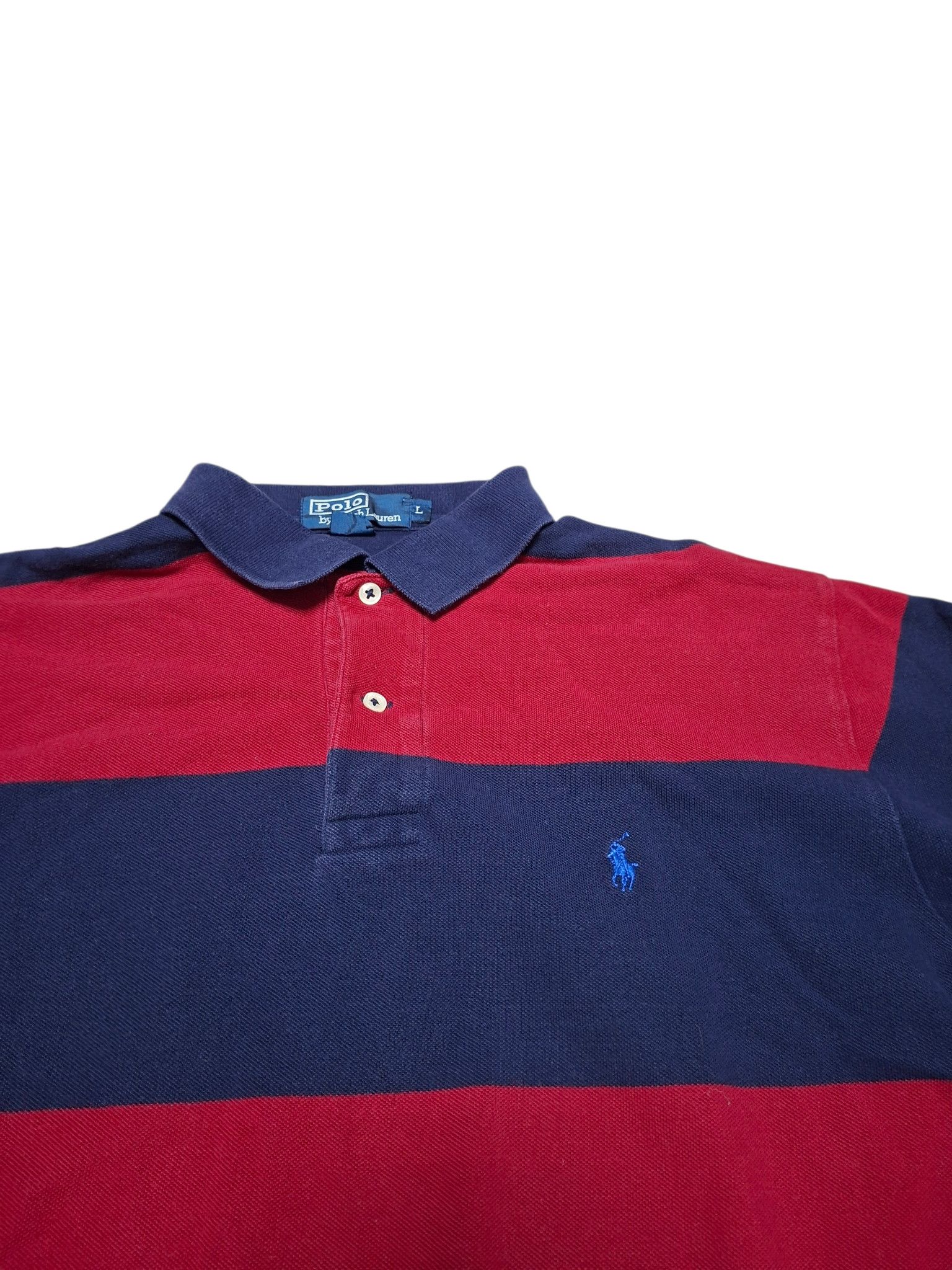 Polo Ralph Lauren POLO RALPH LAUREN VINTAGE LUXURY STRIPED RUGBY SHIRT Size US L / EU 52-54 / 3 - 2 Thumbnail