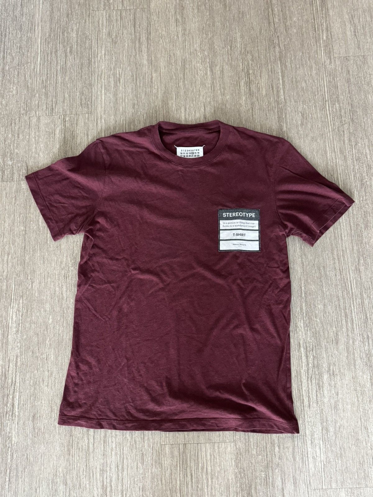Maison Margiela Stereotype Tee in Red, Men's