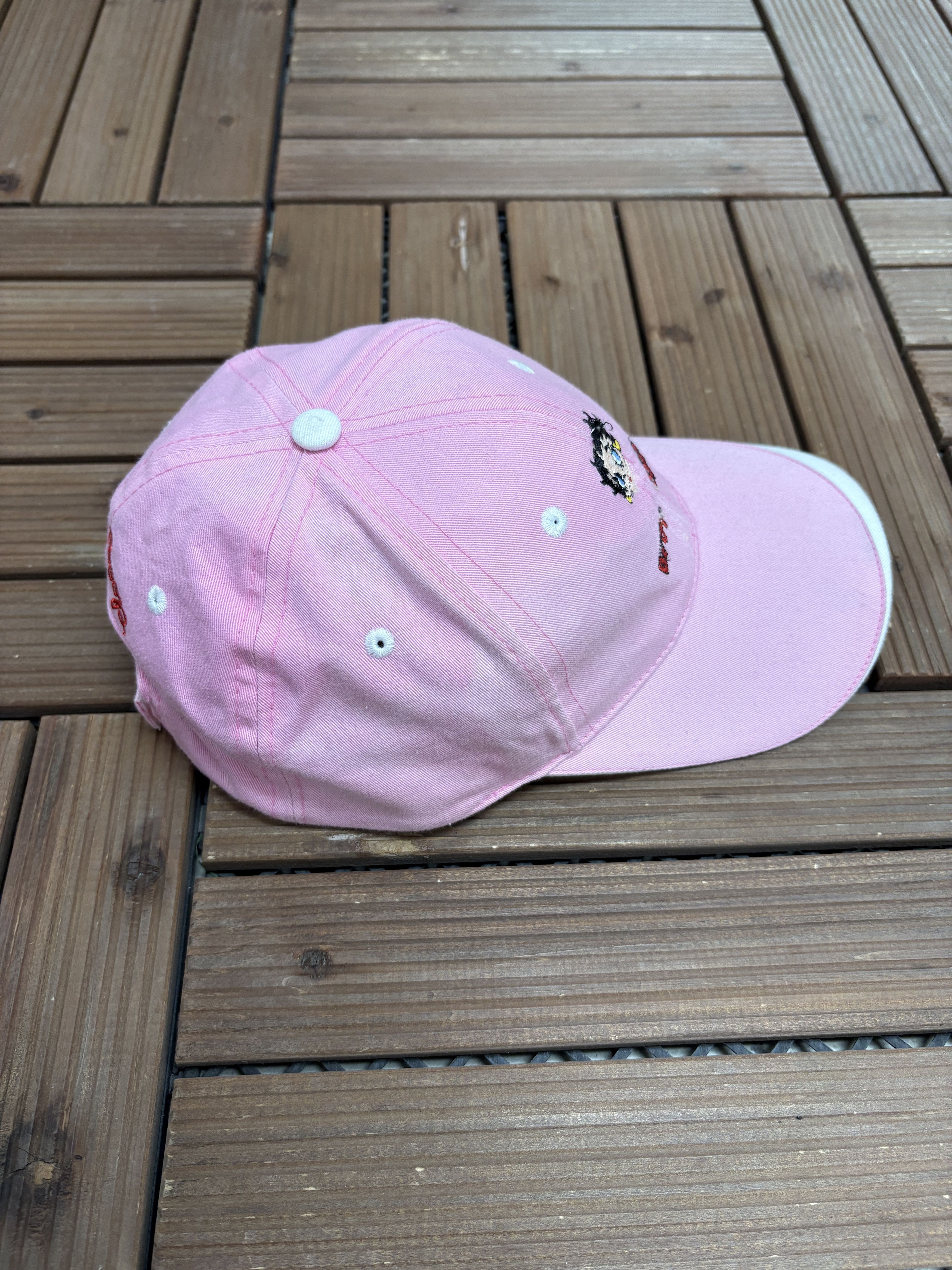 Vintage Betty Boop Embroidered Vintage Pink Hat Cap Size ONE SIZE - 4 Thumbnail