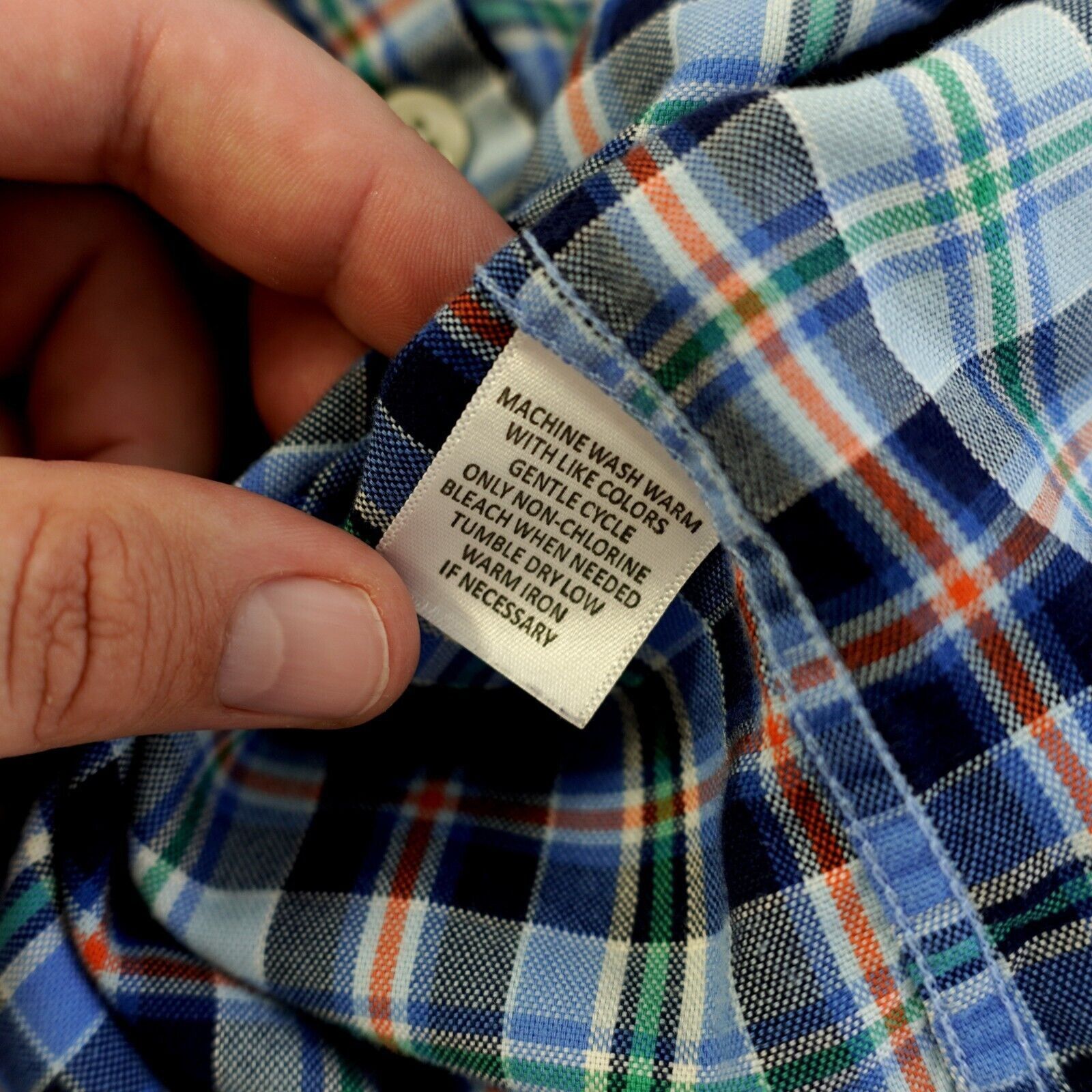 Other Southern Pines Flannel Plaid Blue Multi-Collared Collared Dr Size US M / EU 48-50 / 2 - 15 Thumbnail
