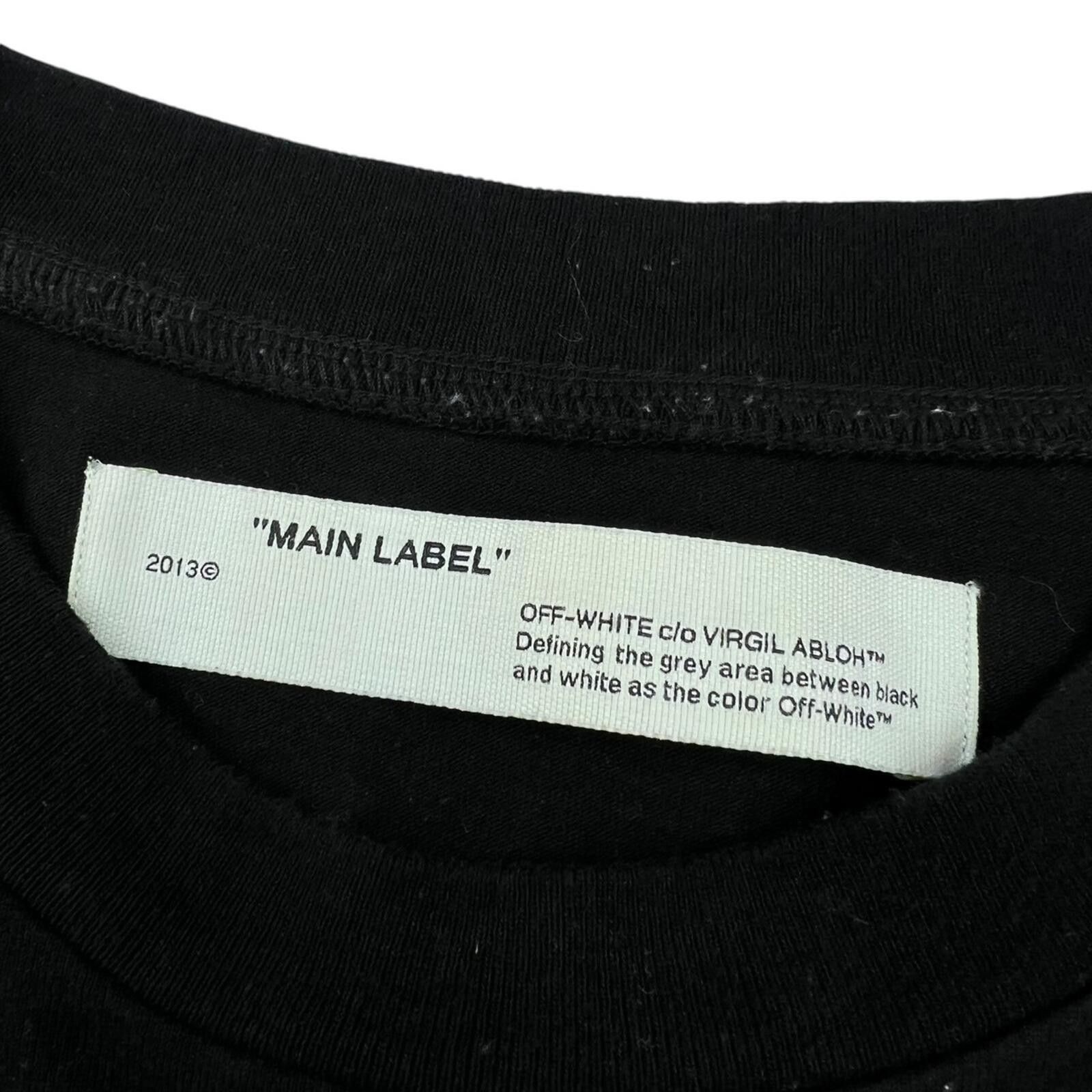 Off-White Off-White Caravaggio Arrows Black T Shirt Size US L / EU 52-54 / 3 - 4 Thumbnail