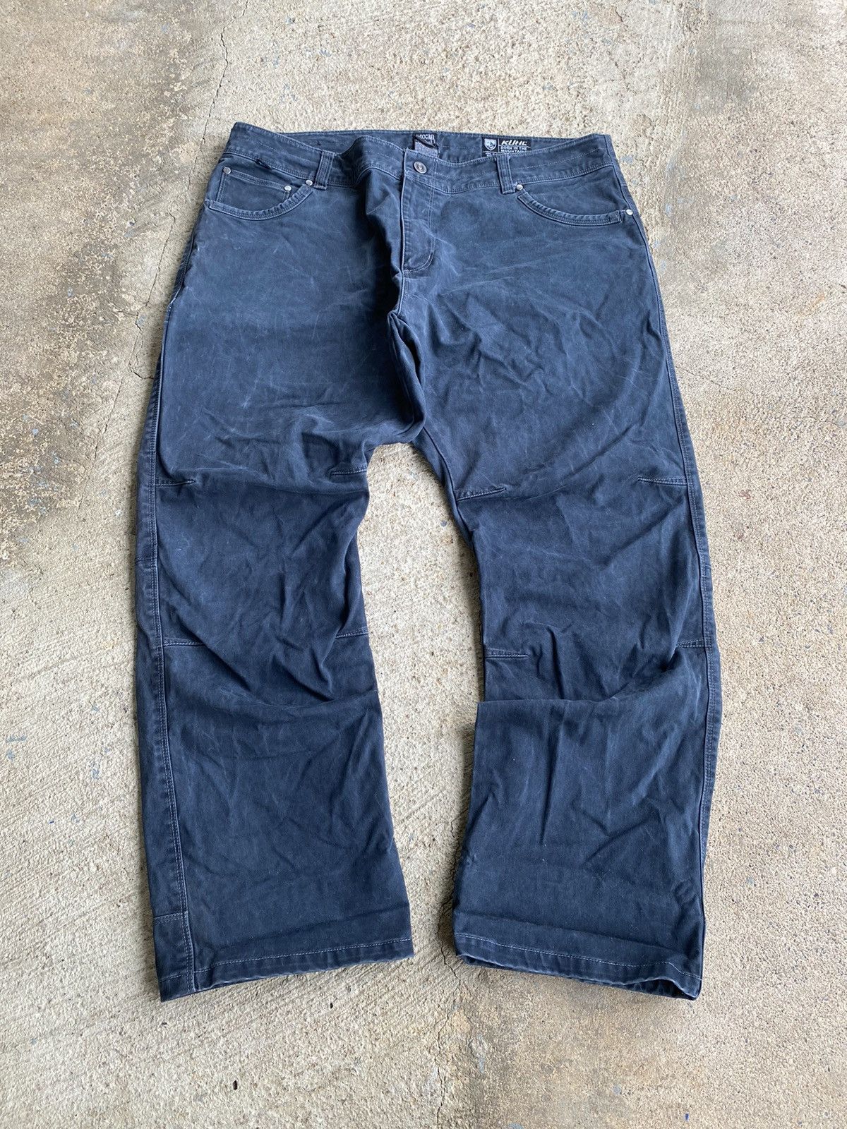 Kuhl × Vintage Kuhl Rydr Vintage Patina Dye Hiking Canvas Pants Size US 42 / EU 58 - 1 Thumbnail