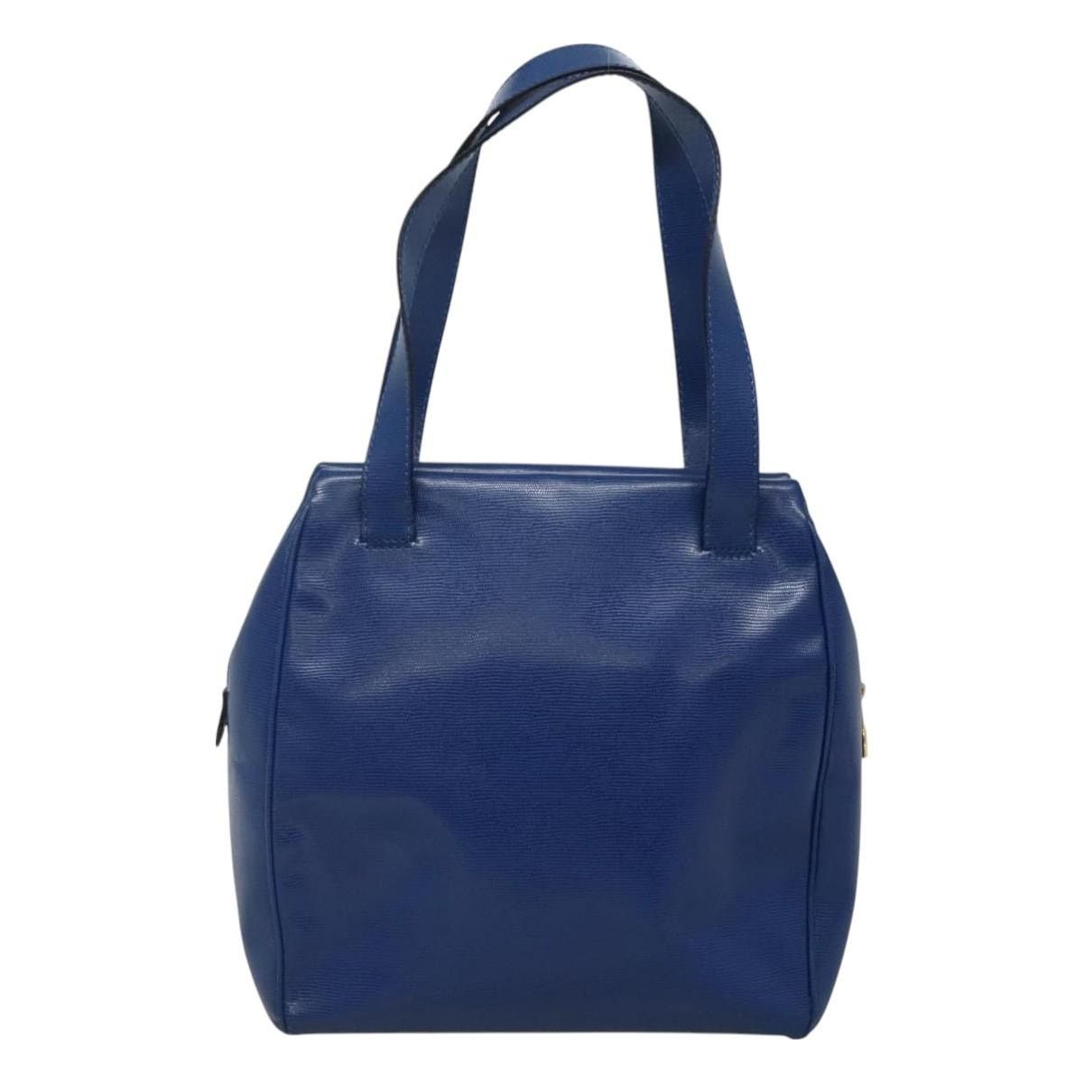 Celine CELINE Shoulder Bag Leather Blue Gold Size ONE SIZE - 3 Thumbnail