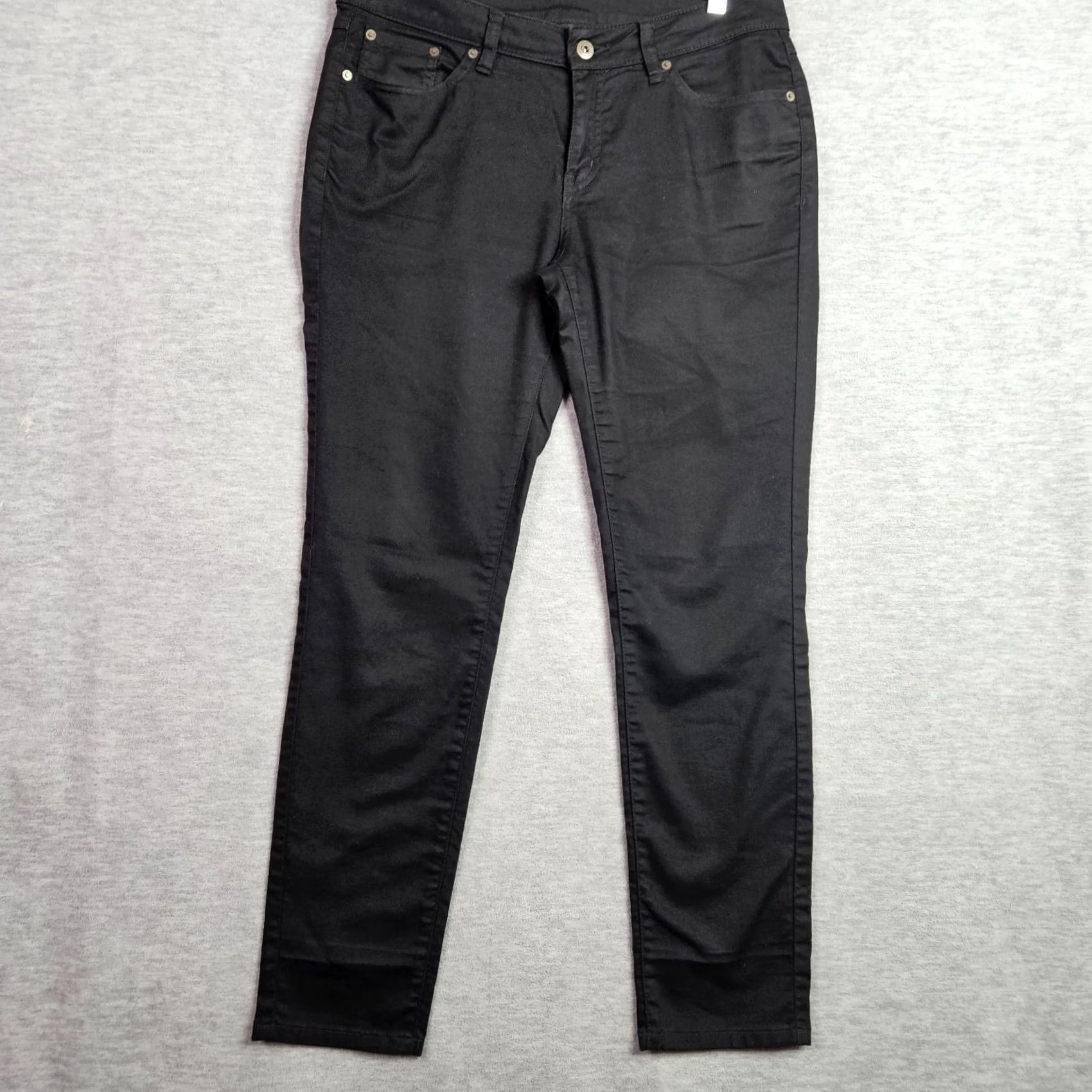 Prana prAna Black Skinny Jeans Women’s Mid-Rise Dark Wash Size 8 Stretch Denim Jeans Womens Mid-Rise Dark Black 8 Skinny Denim Stretch Size 30" / US 8 / IT 44 - 2 Thumbnail
