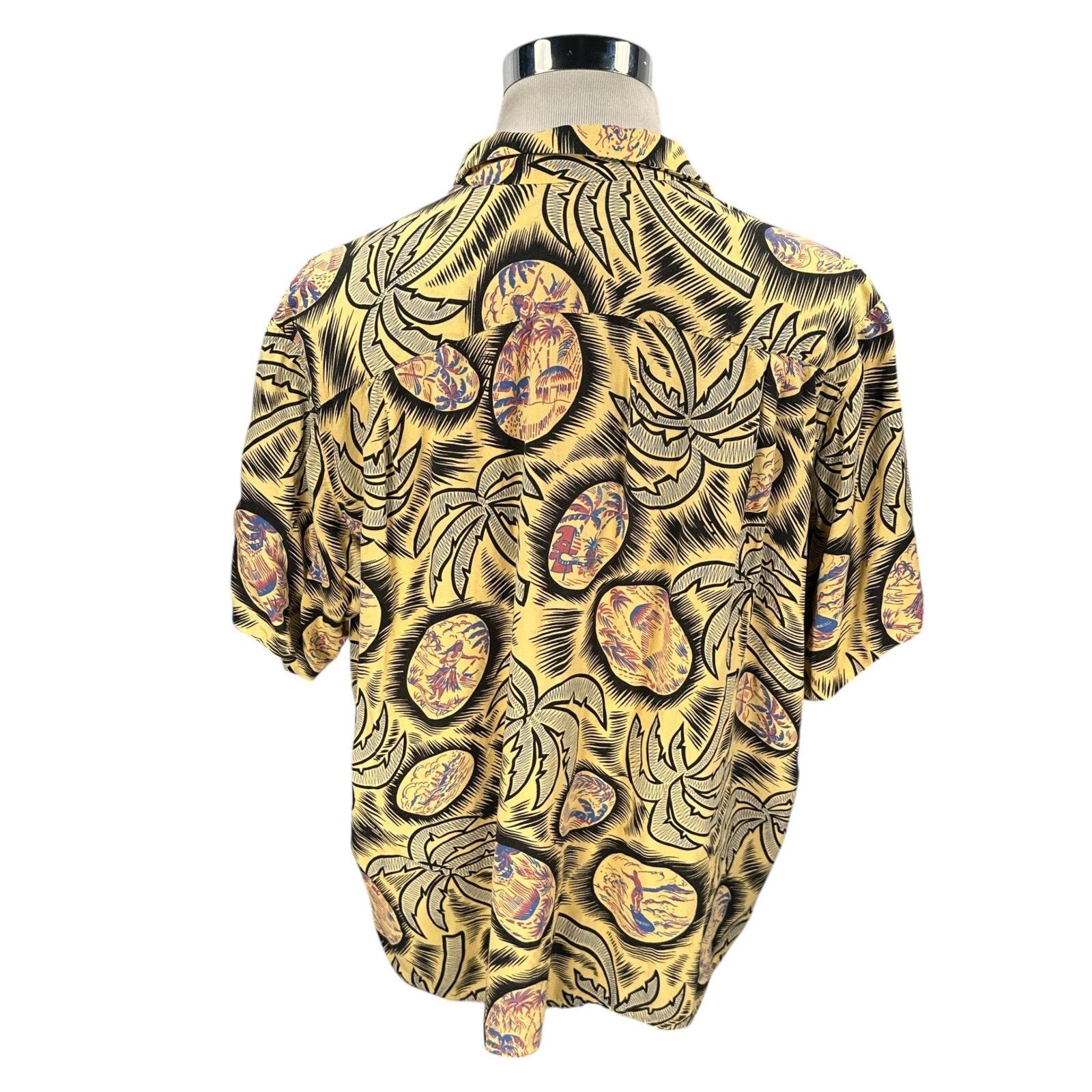 Reyn Spooner Vintage Reyn Spooner Hawaiian Shirt Men’s XL Yellow Hula Size US XL / EU 56 / 4 - 6 Thumbnail