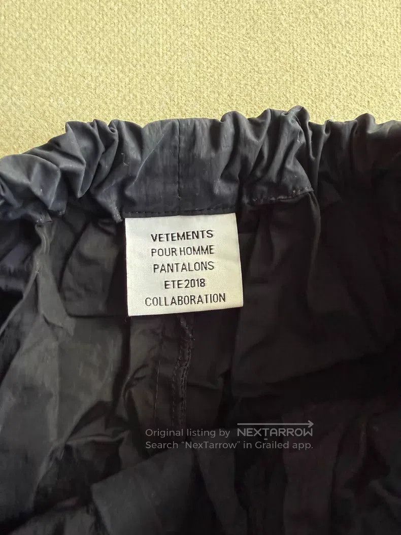 Vetements VETEMENTS size XS Striped Nylon Oversized Sports Pants Size US 27 - 2 Thumbnail