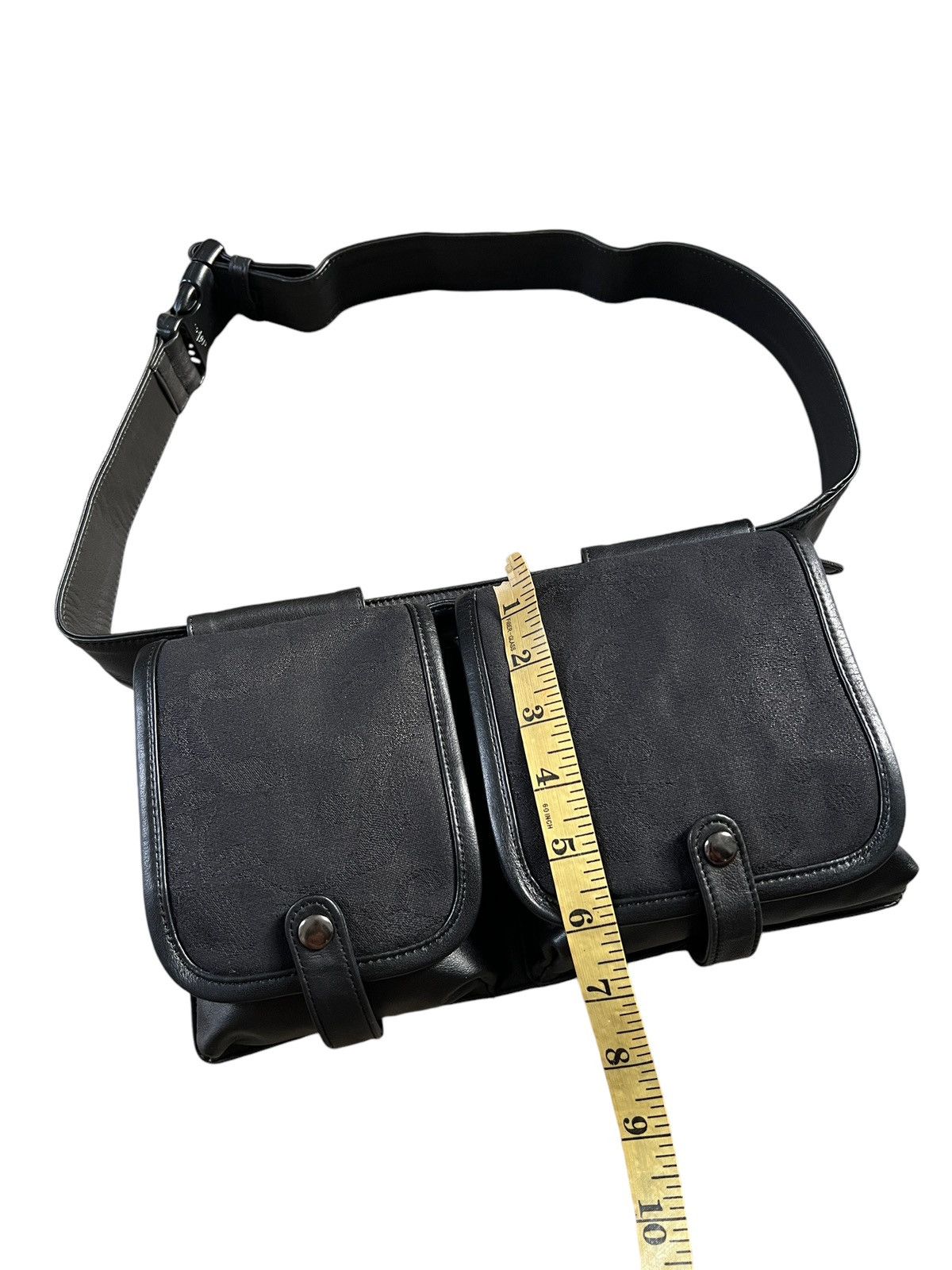 Designer × Japanese Brand Japanese Brand Genuine Leather Utility Crossbody Bag Size ONE SIZE - 18 Thumbnail