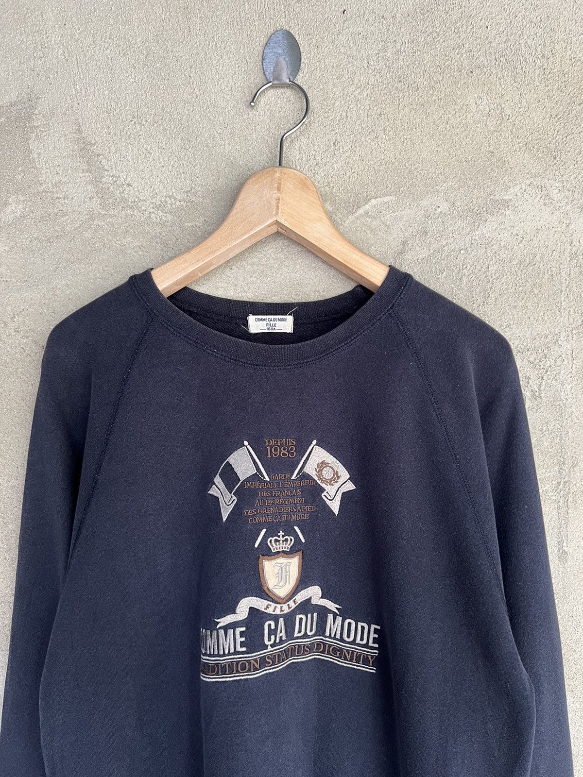 Japanese Brand Japanese Brand Comme Ca Du Mode Sweatshirt Size US S / EU 44-46 / 1 - 3 Thumbnail