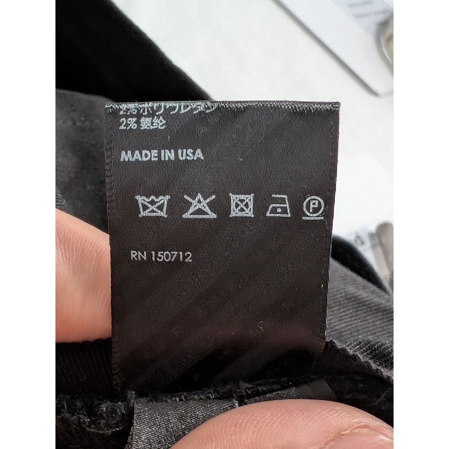 Amiri o1rshd1 Tie Dye Core Logo Jeans in Black Size US 33 - 20 Thumbnail