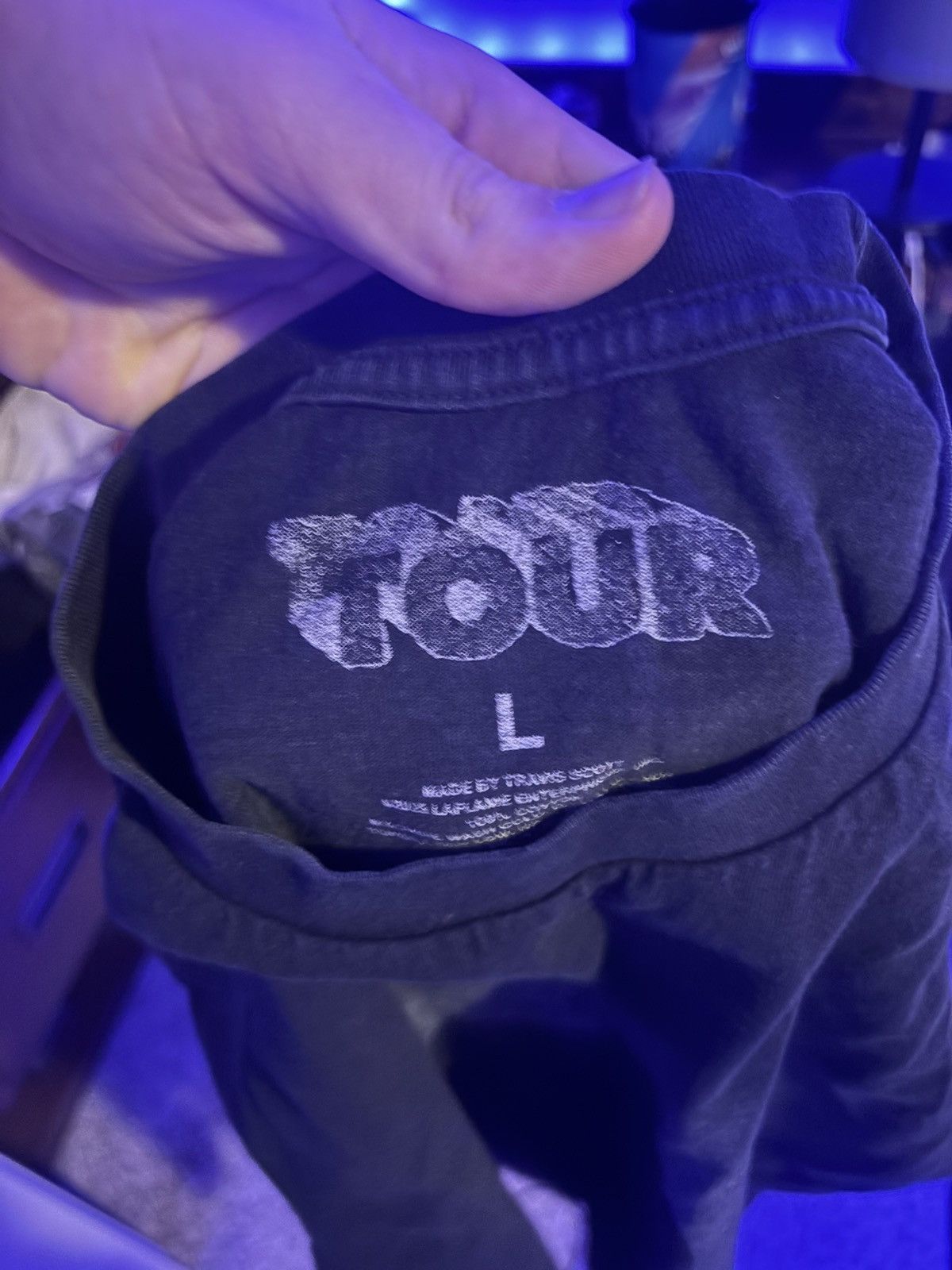 Travis Scott Travis Scott Tour Tee Size US L / EU 52-54 / 3 - 4 Thumbnail