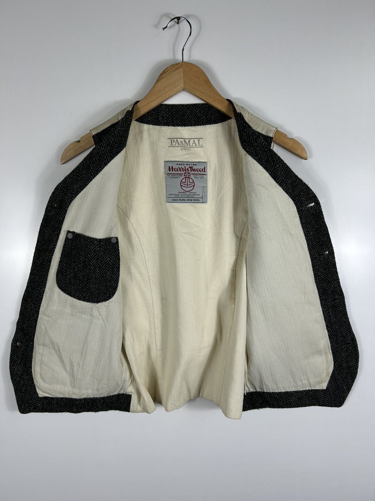 Freewheelers × Harris Tweed ⚡️Vintage PasMal Harris Tweed Workers Style Vest Size US S / EU 44-46 / 1 - 8 Thumbnail