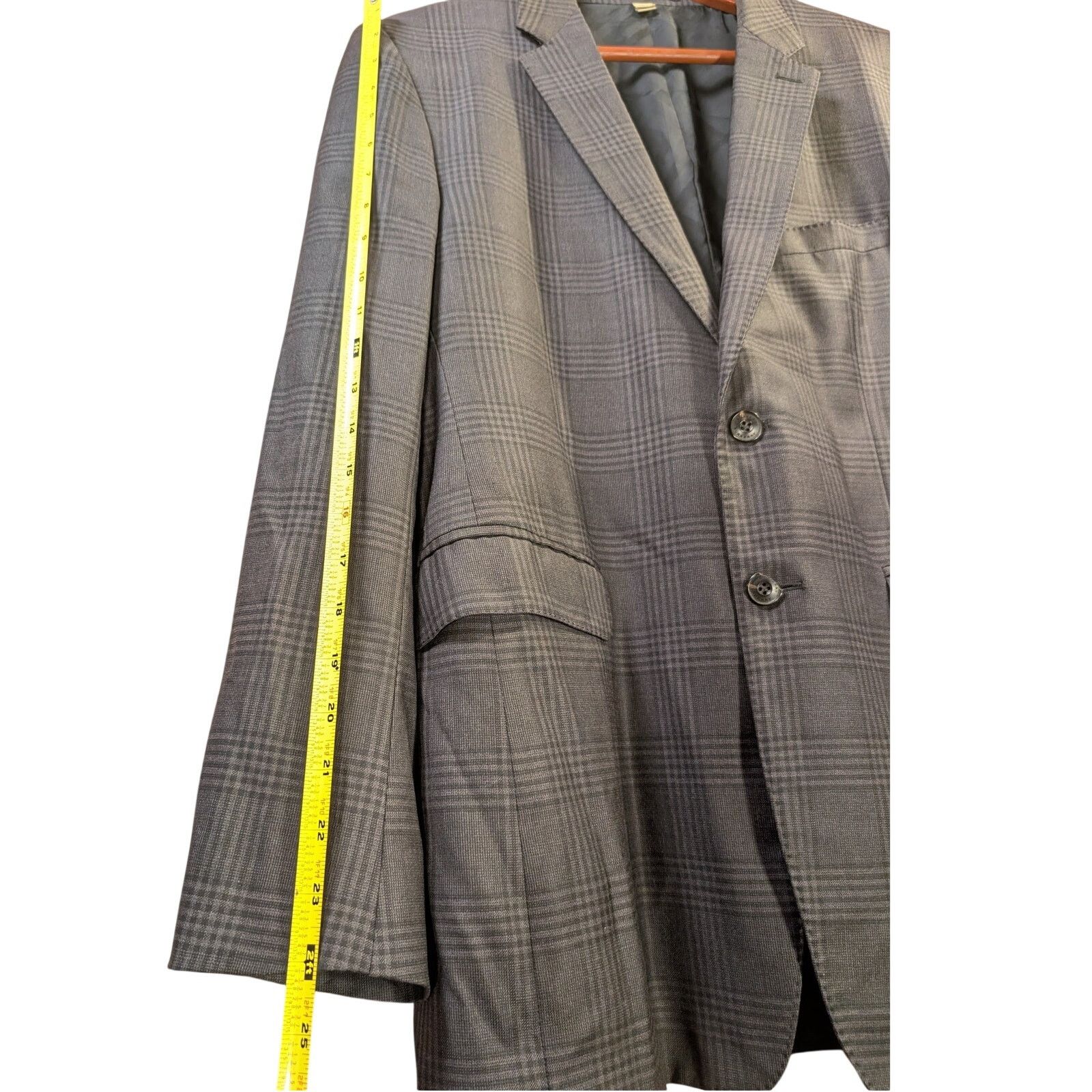 Burberry Burberry Men's Plaid TWO-Piece Suit 52R 42R US Made in Italy Size 42R - 5 Thumbnail