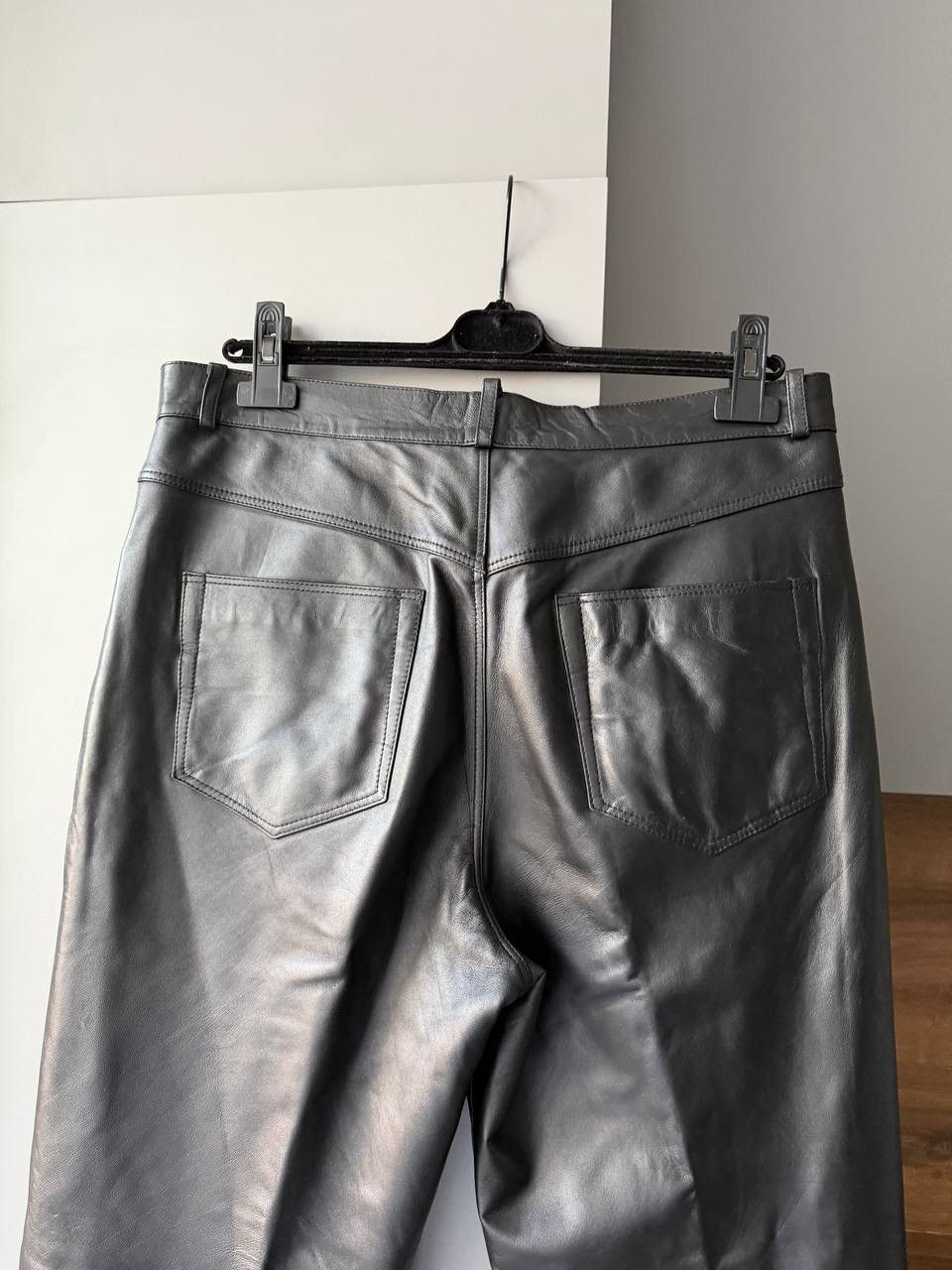 Other Y2K Vintage Leather Pants Opium Style Alt Biker USA Rare L Size US 36 / EU 52 - 7 Thumbnail