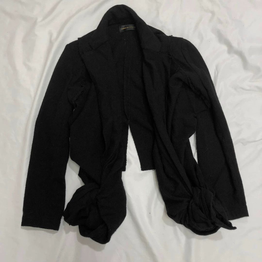 Comme des Garcons Comme des Garçons 03SS Shrunken Wool Knot Jacket Size ONE SIZE - 1 Thumbnail