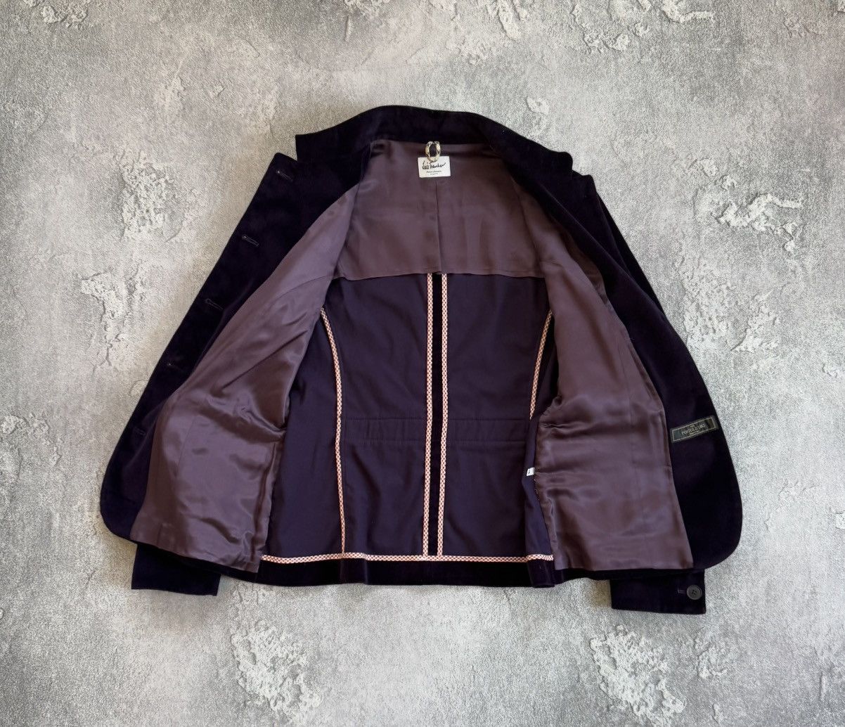 Designer Luis Trenker 48size velour purple blazer jacket coat Size XL / US 12-14 / IT 48-50 - 11 Thumbnail