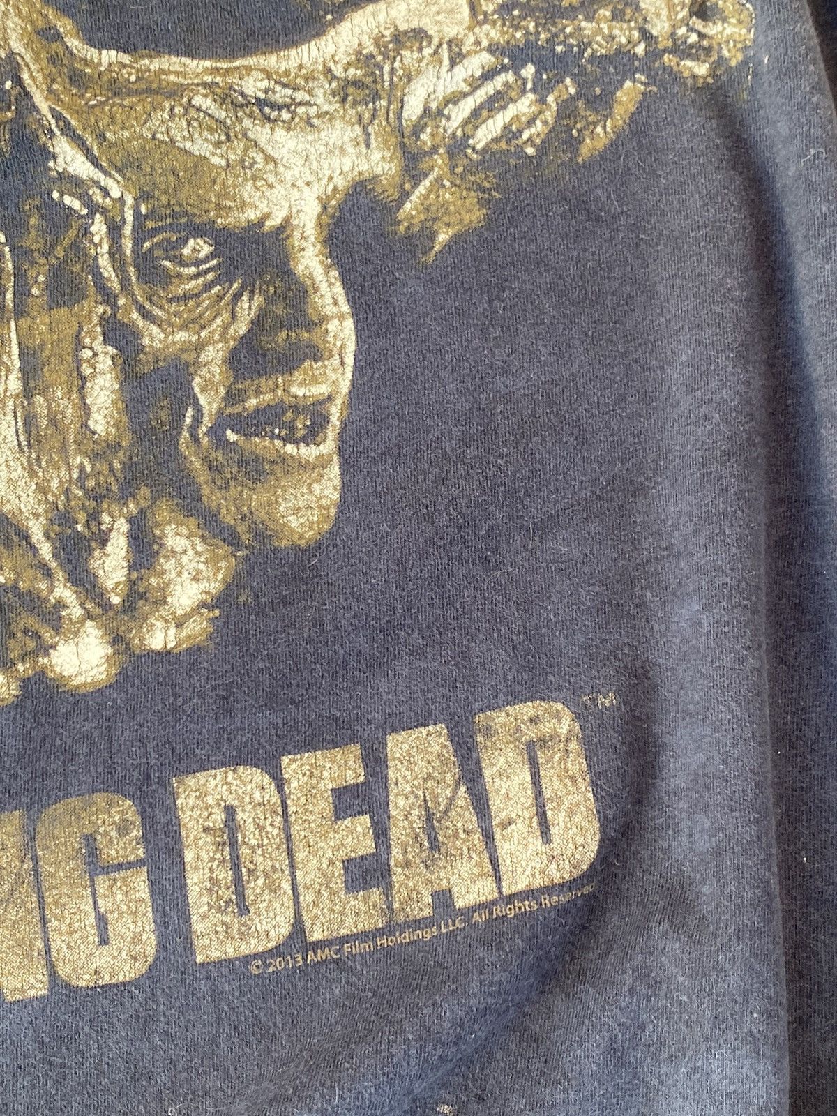 Vintage 2000s Faded Black The Walking Dead Zombie Graphic Tees Size US XL / EU 56 / 4 - 5 Thumbnail