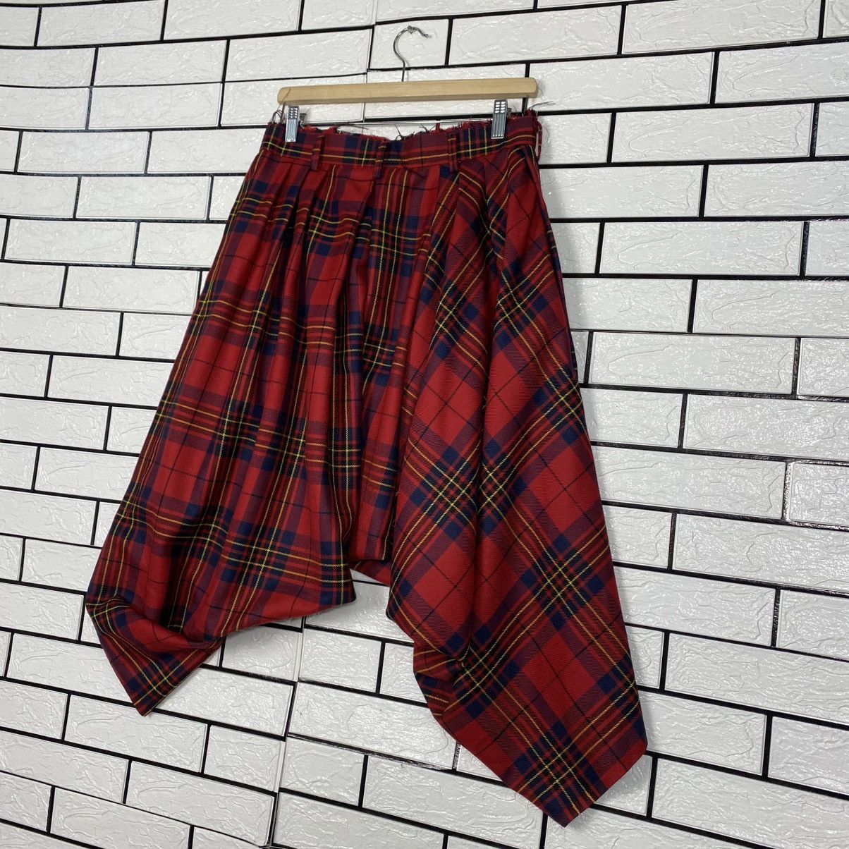 Comme des Garcons 🔥AD2005 Vintage Harem Pants Comme Des Garcons Plaid Tartan Size US 28 / EU 44 - 12 Thumbnail