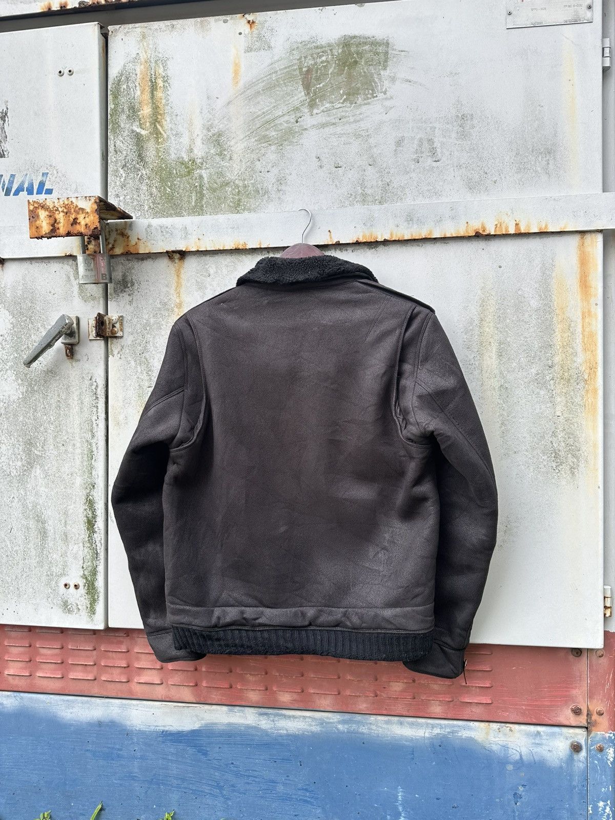Vintage 👹Vintage Maktig Leather Fleece Lined Jacket Size US M / EU 48-50 / 2 - 7 Thumbnail