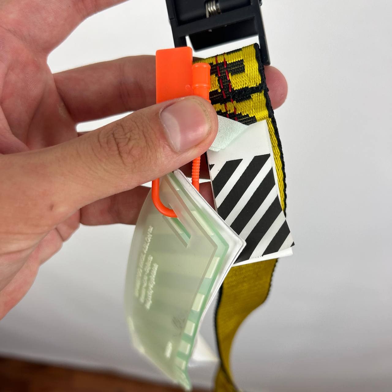 Off-White Off-White Industrial Belt (Yellow - OS - Brand New) Size ONE SIZE - 6 Thumbnail