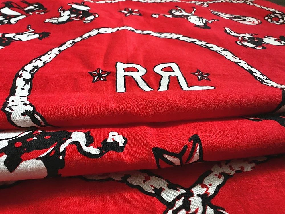 RRL Ralph Lauren RRL Bandana COTTON Scarf handkerchief Size ONE SIZE - 7 Thumbnail