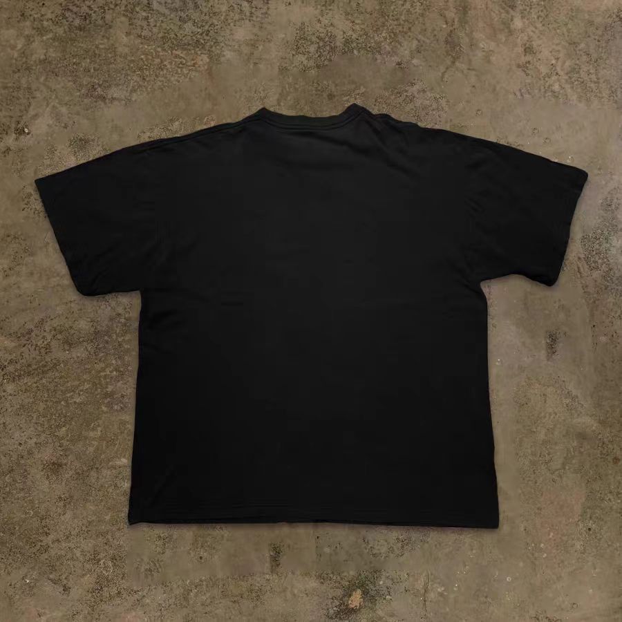 Vintage Black washed retro wolf print tee Size US M / EU 48-50 / 2 - 2 Thumbnail