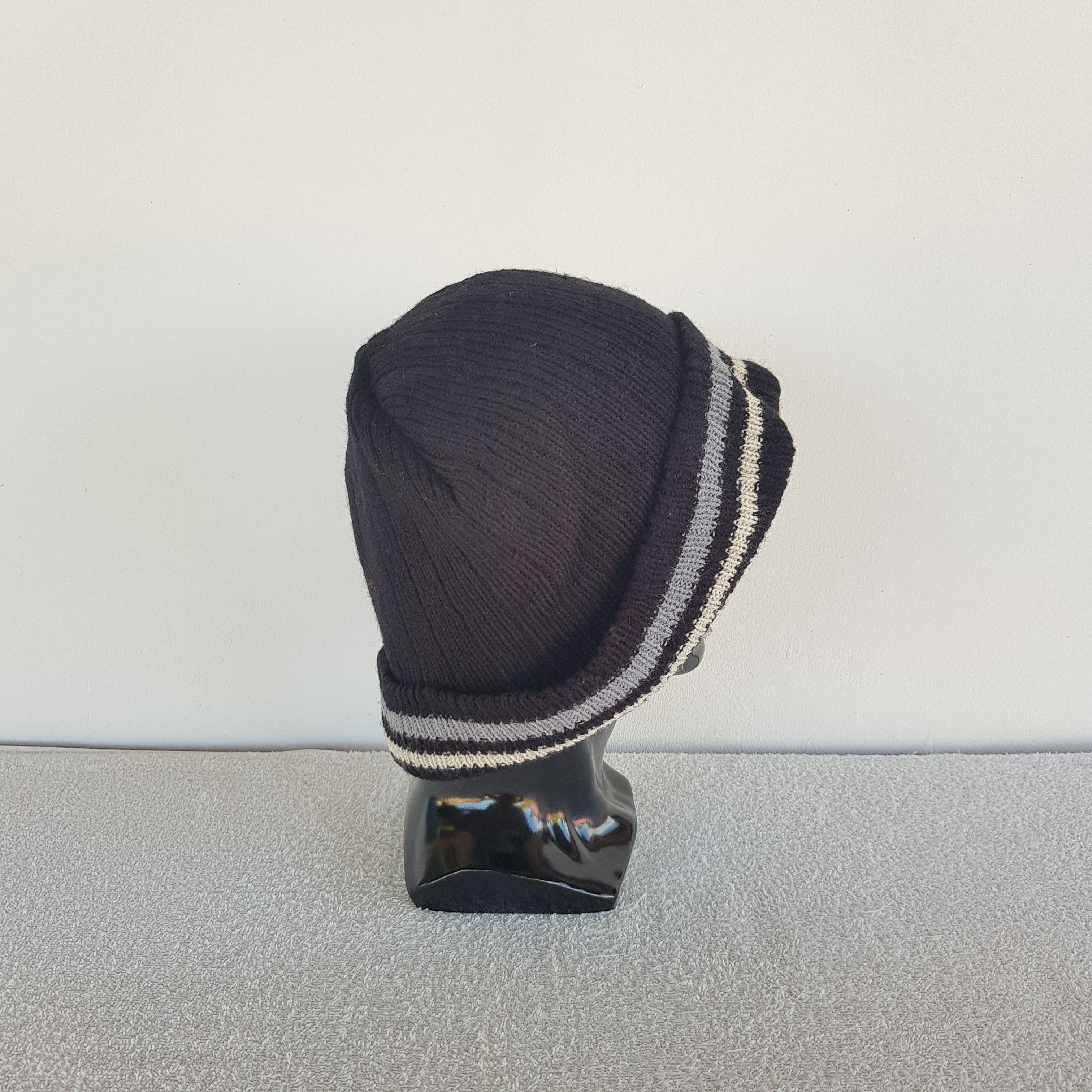 Japanese Brand Vintage Japanese Beanie Fair Isle Ribbed Knit Snow Caps Hat. Size ONE SIZE - 3 Thumbnail