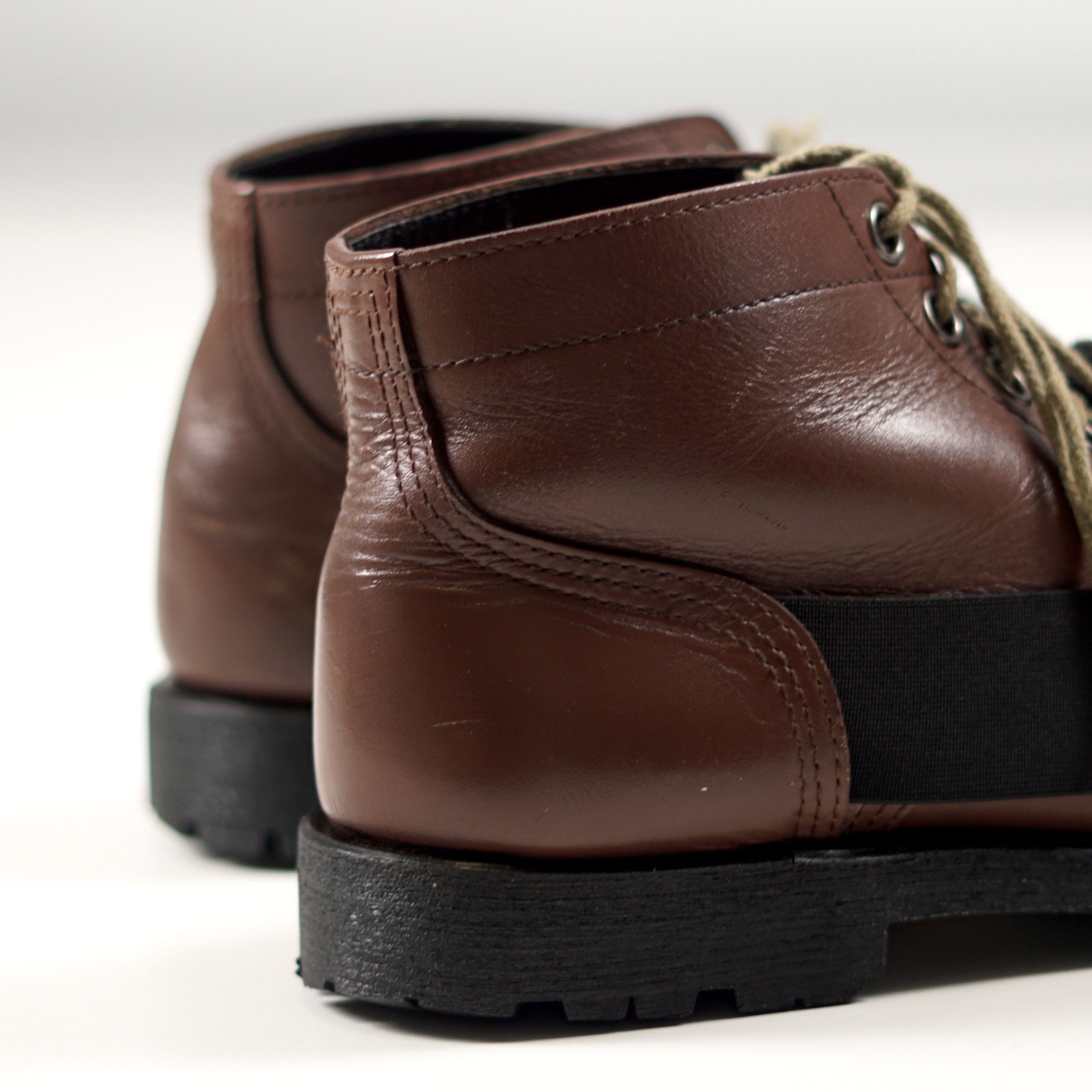 Comme des Garcons Homme Plus Two‑tone leather ankle boots Size US 7 / EU 40 - 11 Thumbnail