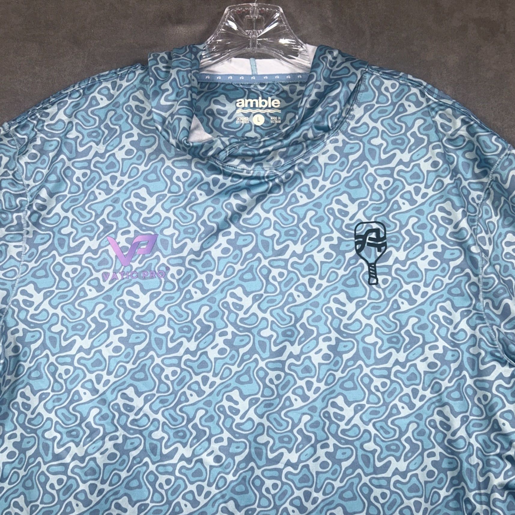 Vintage Amble Performance Shirt Vactic Pro Offshore Hoodie Camo Long Sleeve Mens L Size US L / EU 52-54 / 3 - 2 Thumbnail