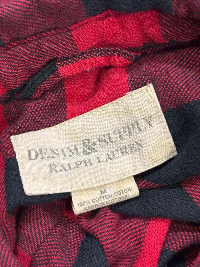 Polo Ralph Lauren 2010s Ralph Lauren Red & Black Plaid Shirt Size US M / EU 48-50 / 2 - 8 Thumbnail