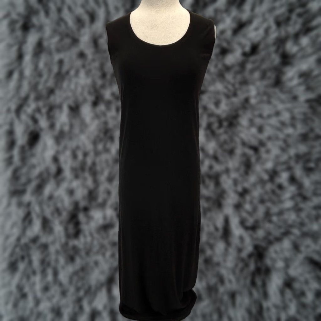 Norma Kamali Norma Kamali Kulture Dress Womens XS Black Maxi Sheath Sleeveless Stretch Size XS / US 0-2 / IT 36-38 - 1 Thumbnail