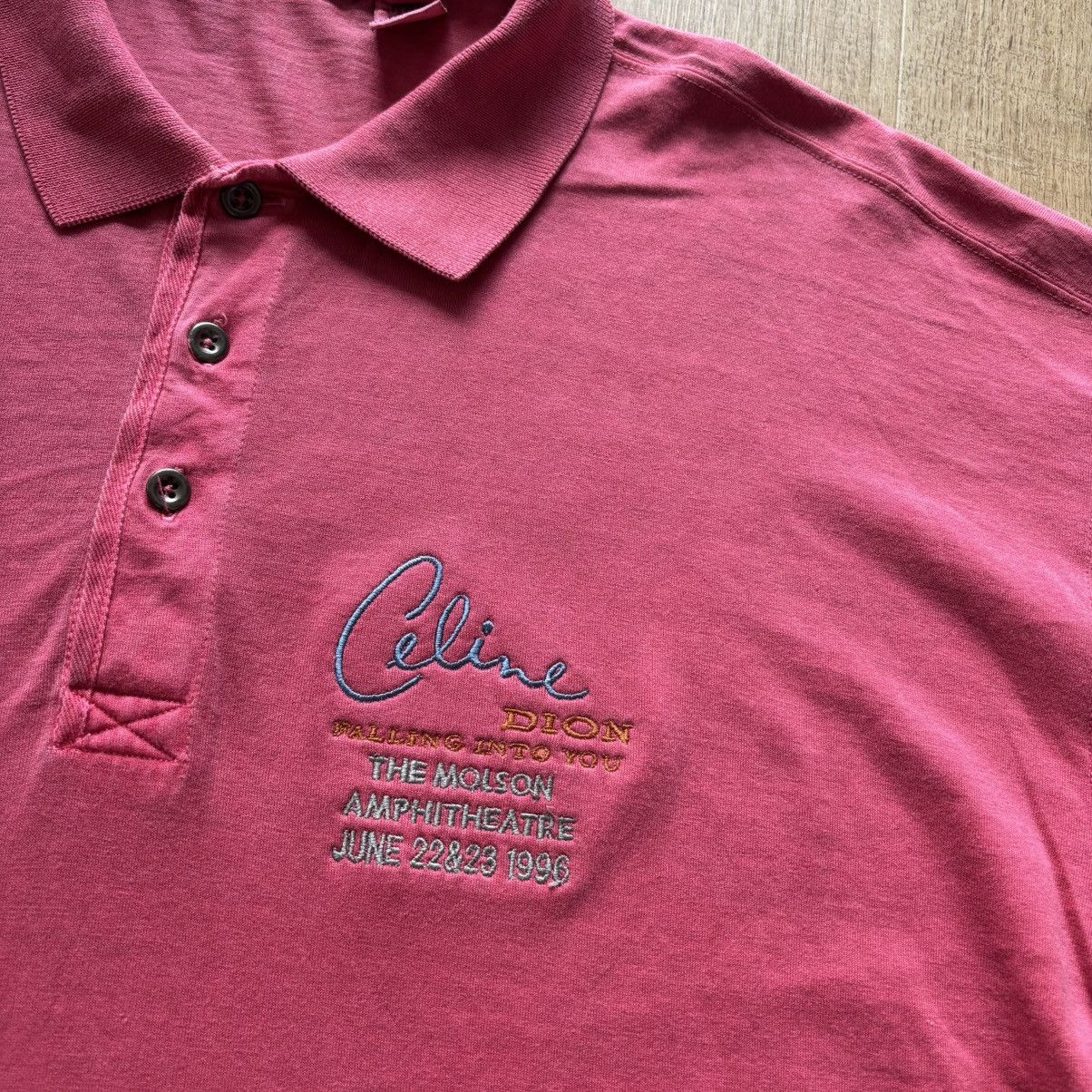 Other Rare Celine Dion Falling Into You Crew Only Polo Size US L / EU 52-54 / 3 - 2 Thumbnail